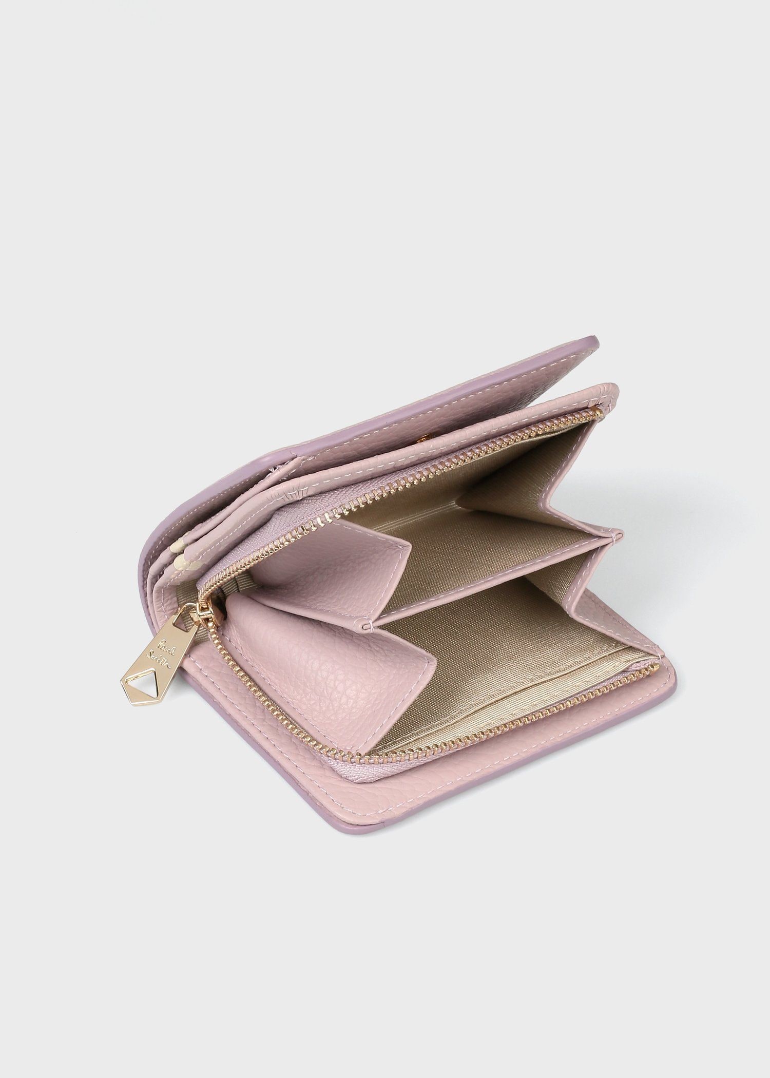 メタルクロップドロゴ 2つ折り財布（ライラック） ｜ポール・スミス