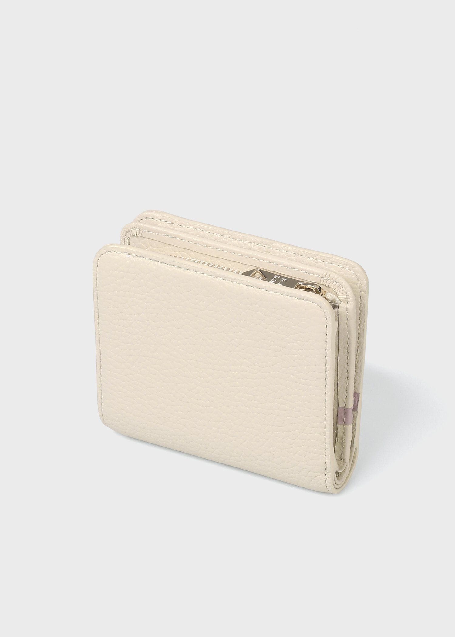 メタルクロップドロゴ 2つ折り財布（アイボリー） ｜ポール・スミス