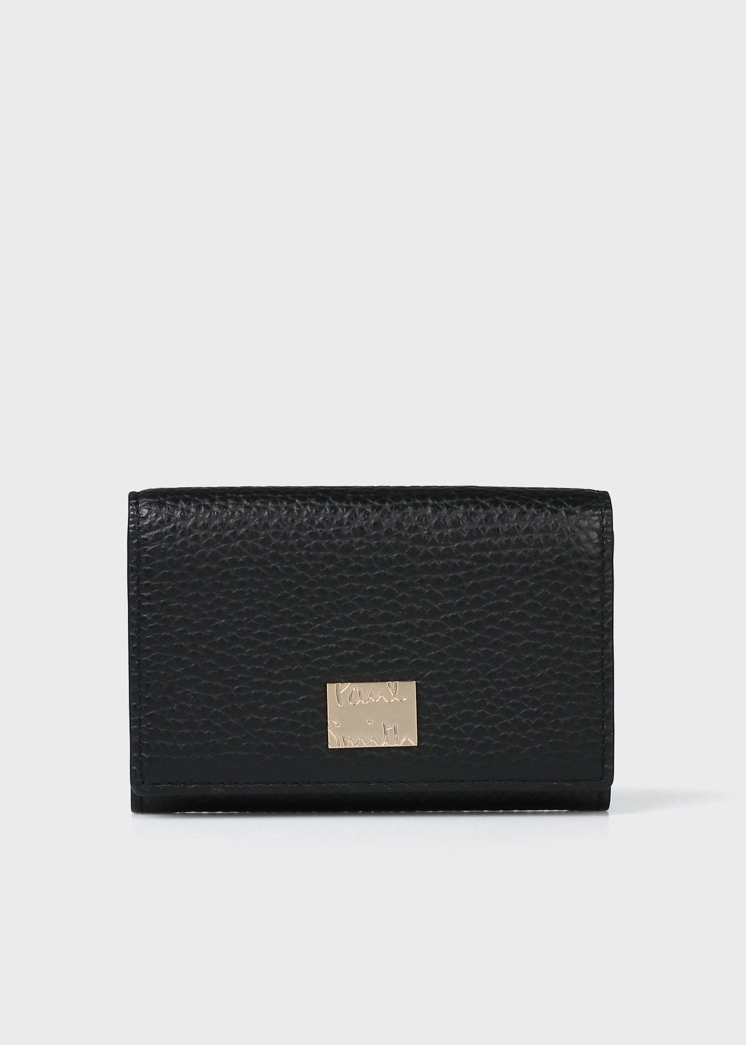 メタルクロップドロゴ 名刺入れ（ブラック） ｜ポール・スミス