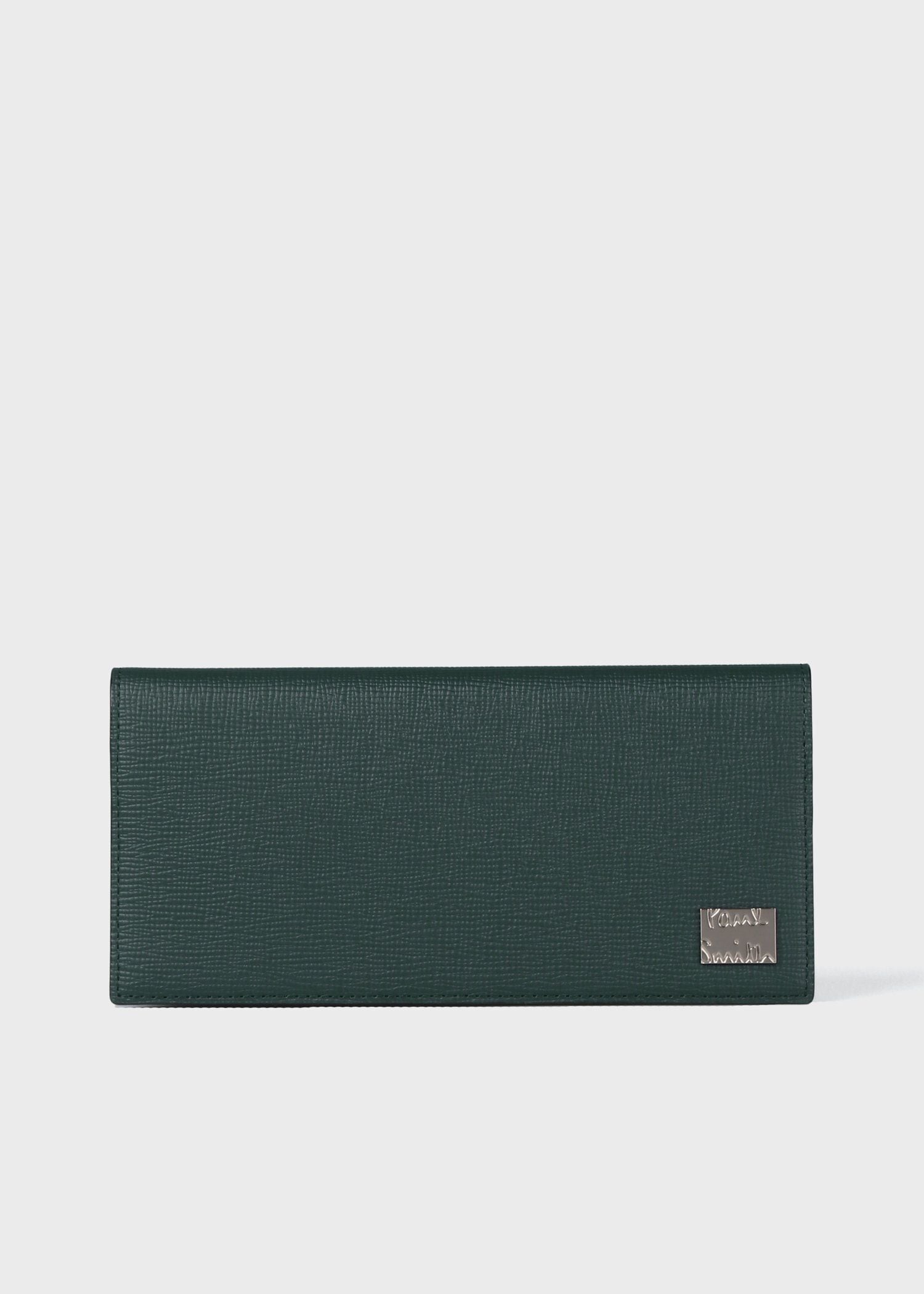 メタルクロップドロゴ 長財布（ダークグリーン） ｜ポール・スミス