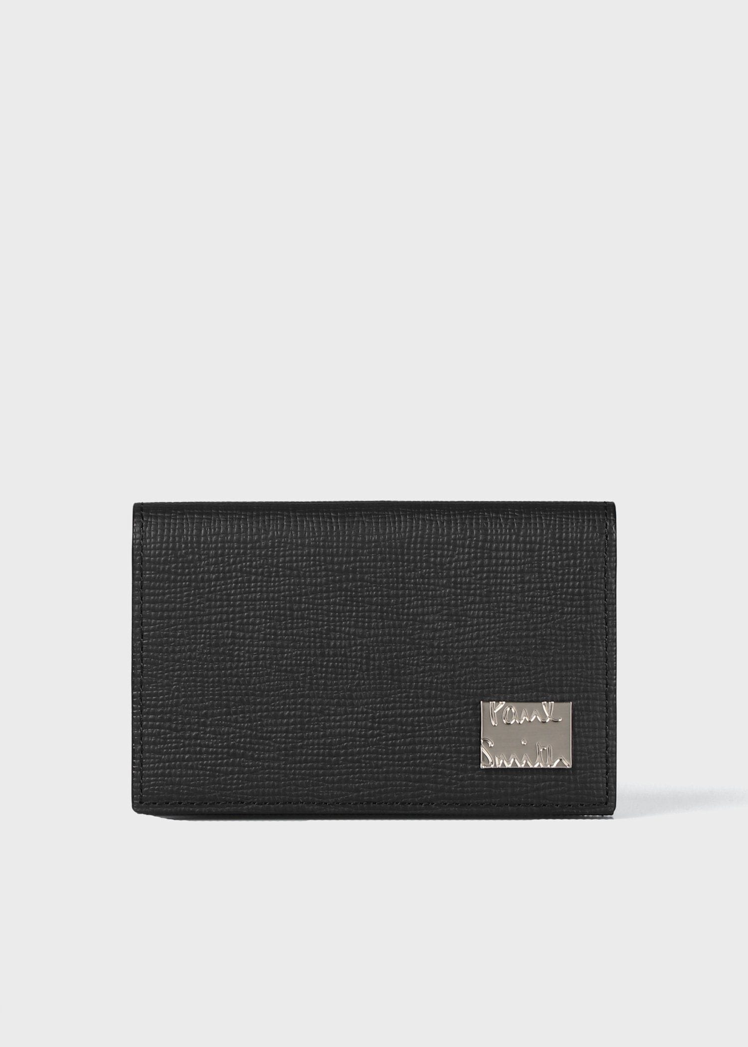 メタルクロップドロゴ 名刺入れ（ブラック） ｜ポール・スミス