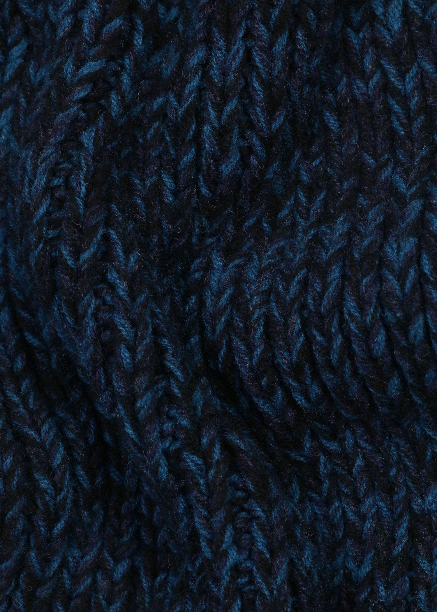 ツイストヤーン ブロックストライプ マフラー