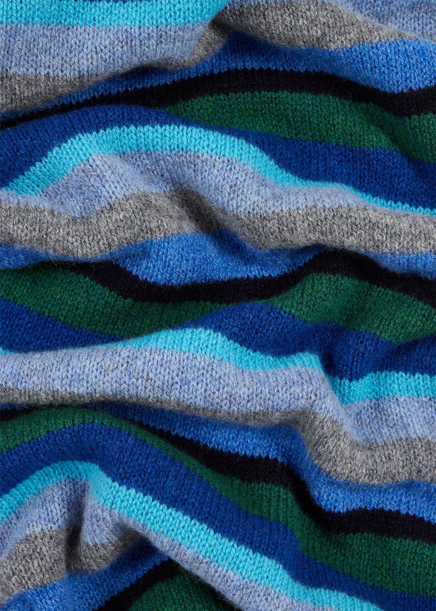 "Seasonal Stripe" ウールマフラー