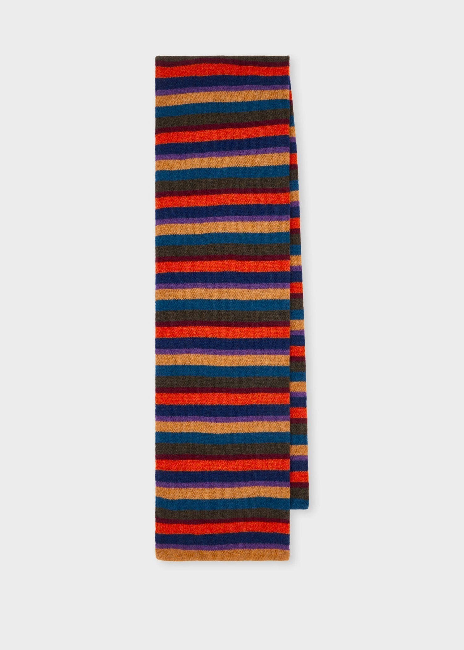 "Seasonal Stripe" ウールマフラー