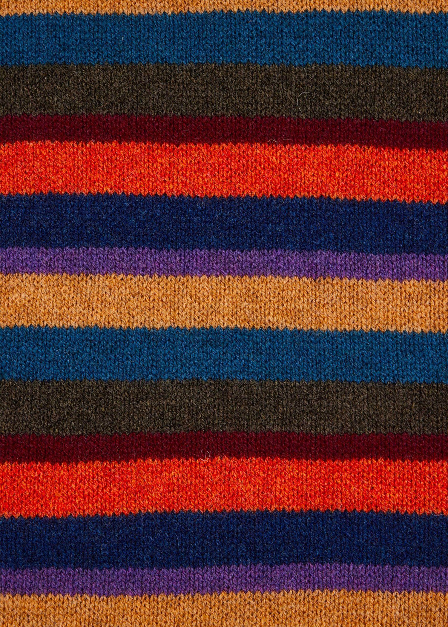 "Seasonal Stripe" ウールマフラー