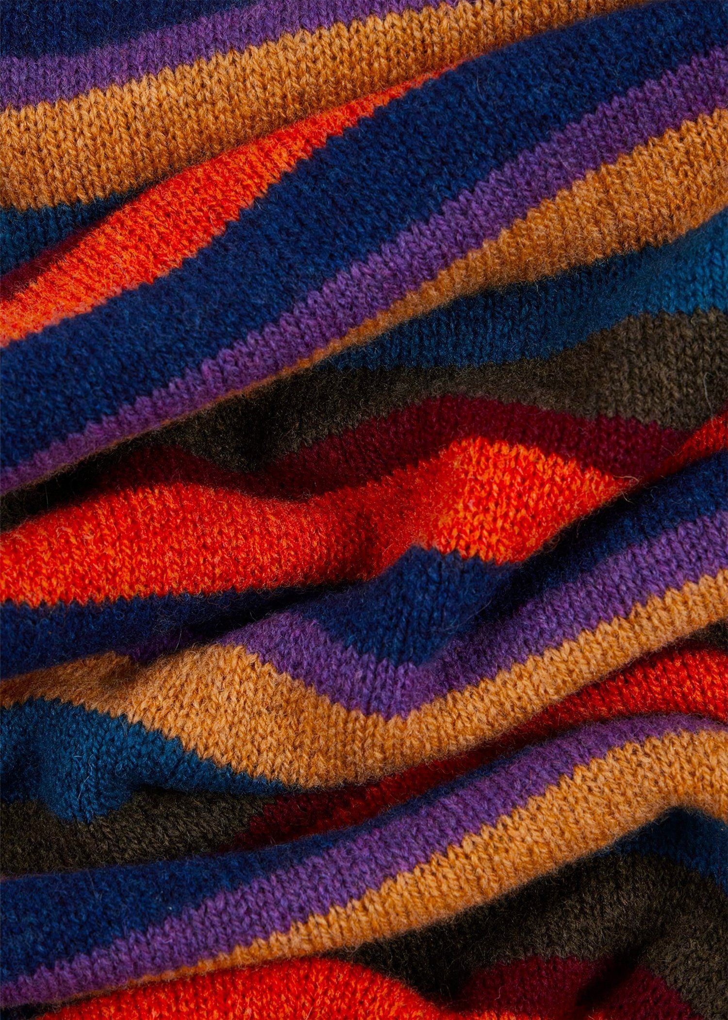 "Seasonal Stripe" ウールマフラー