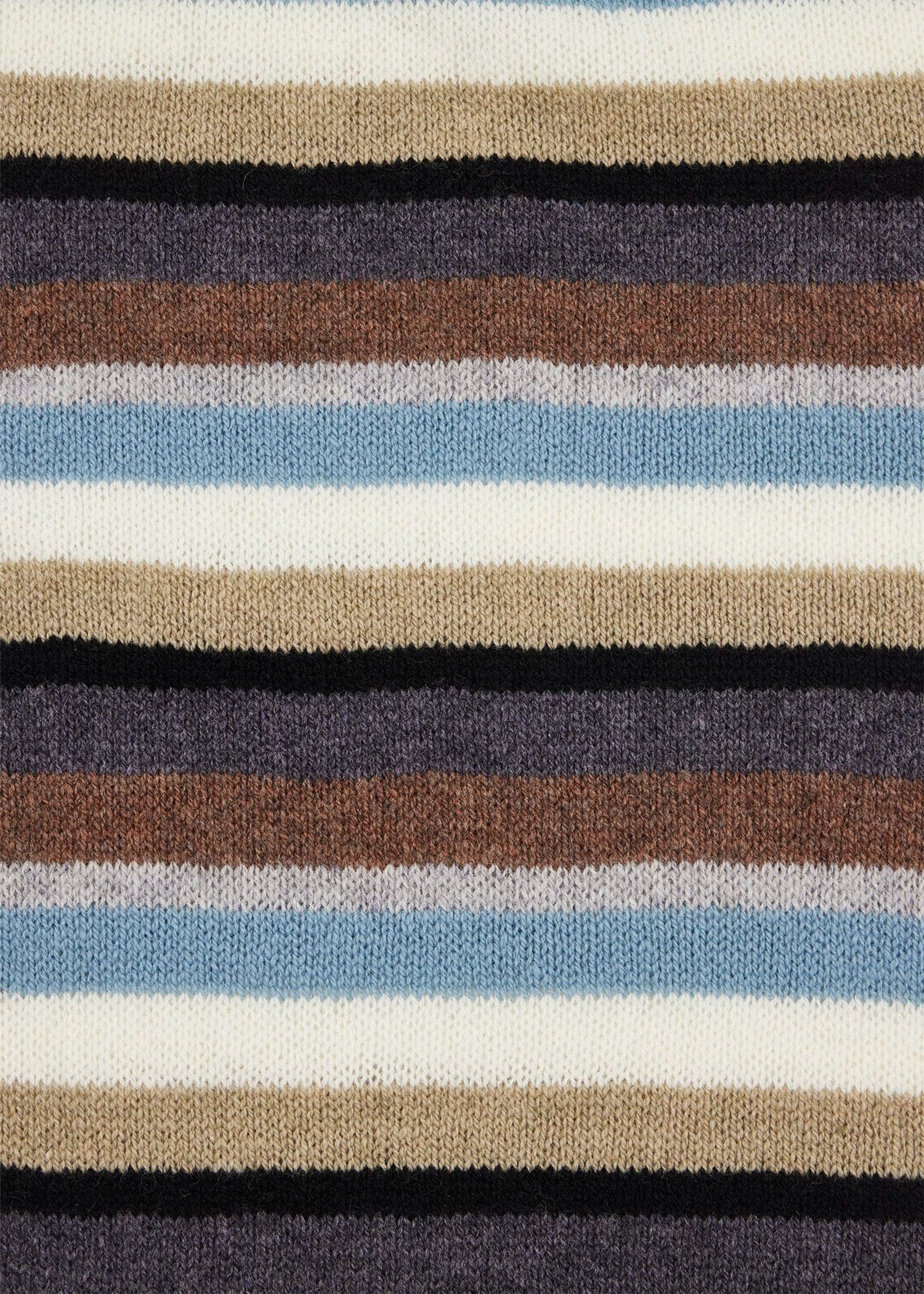 "Seasonal Stripe" ウールマフラー