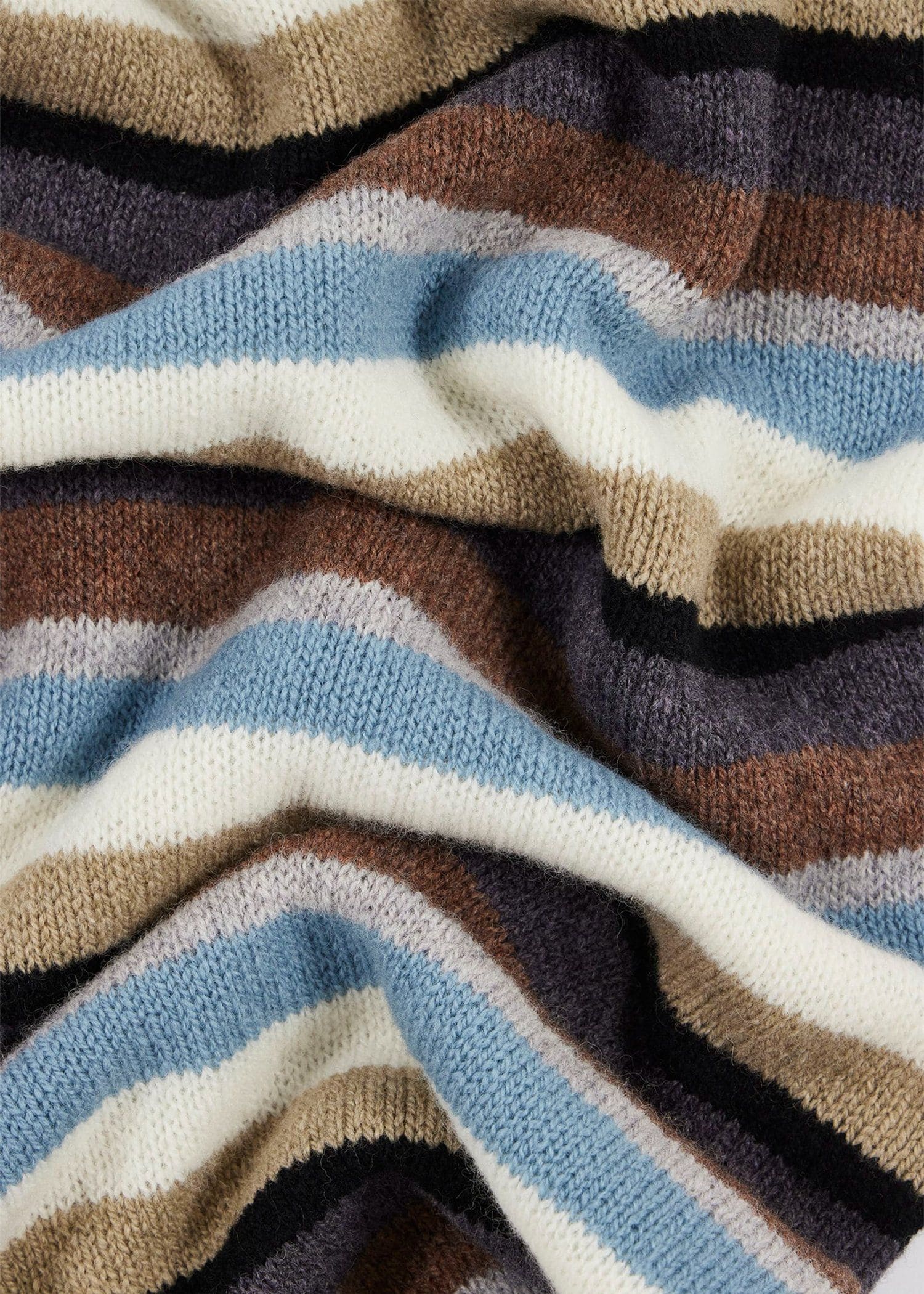 "Seasonal Stripe" ウールマフラー