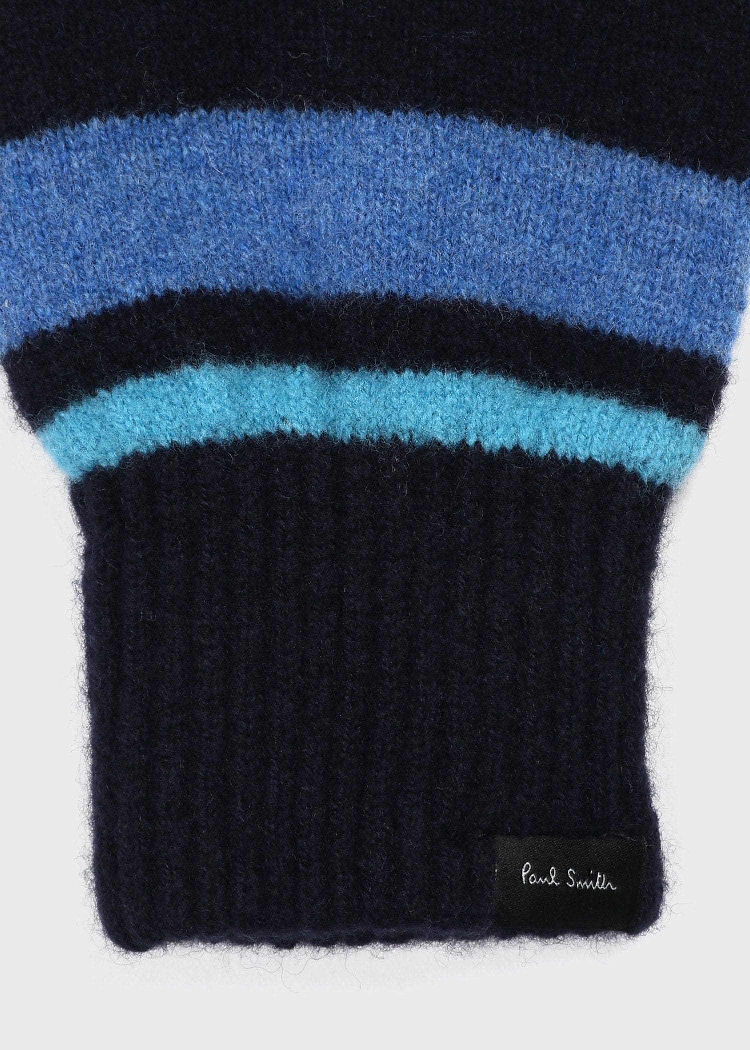 カラフルボーダー ニット グローブ