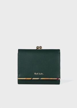 Newスワールトリム がま口3つ折り財布