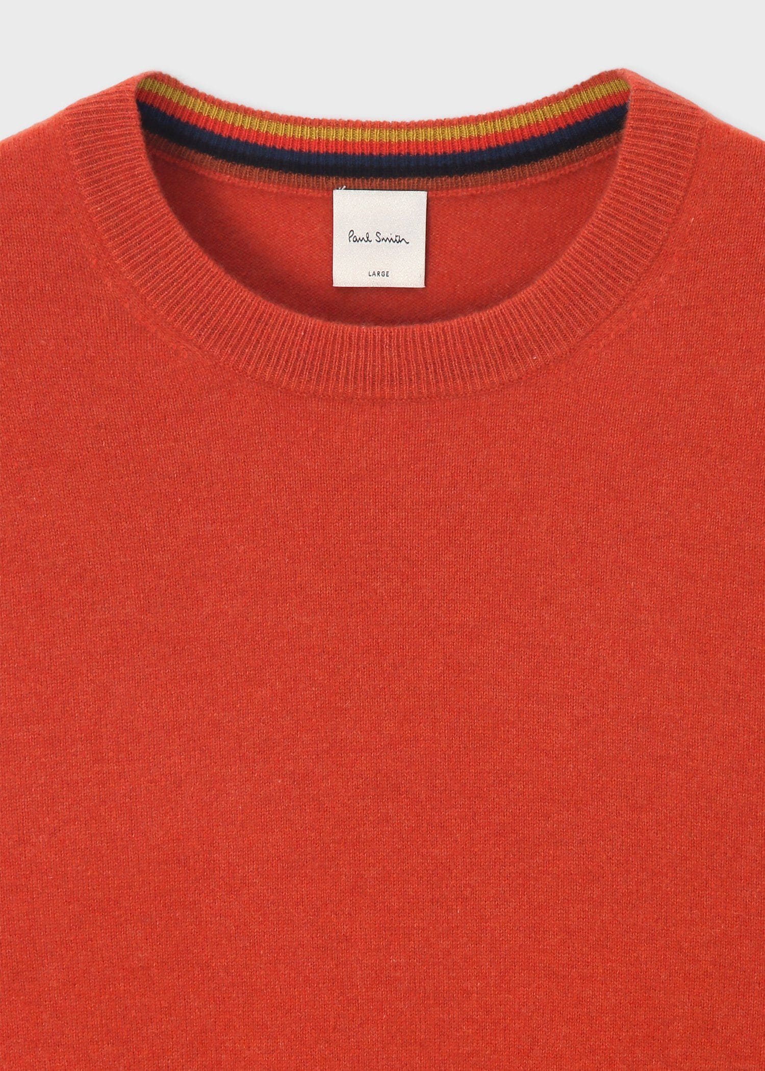 アーティストストライプポイント カシミヤ ニット