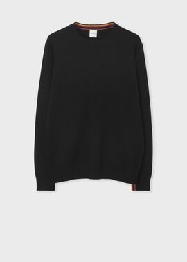 アーティストストライプポイント カシミヤ ニット