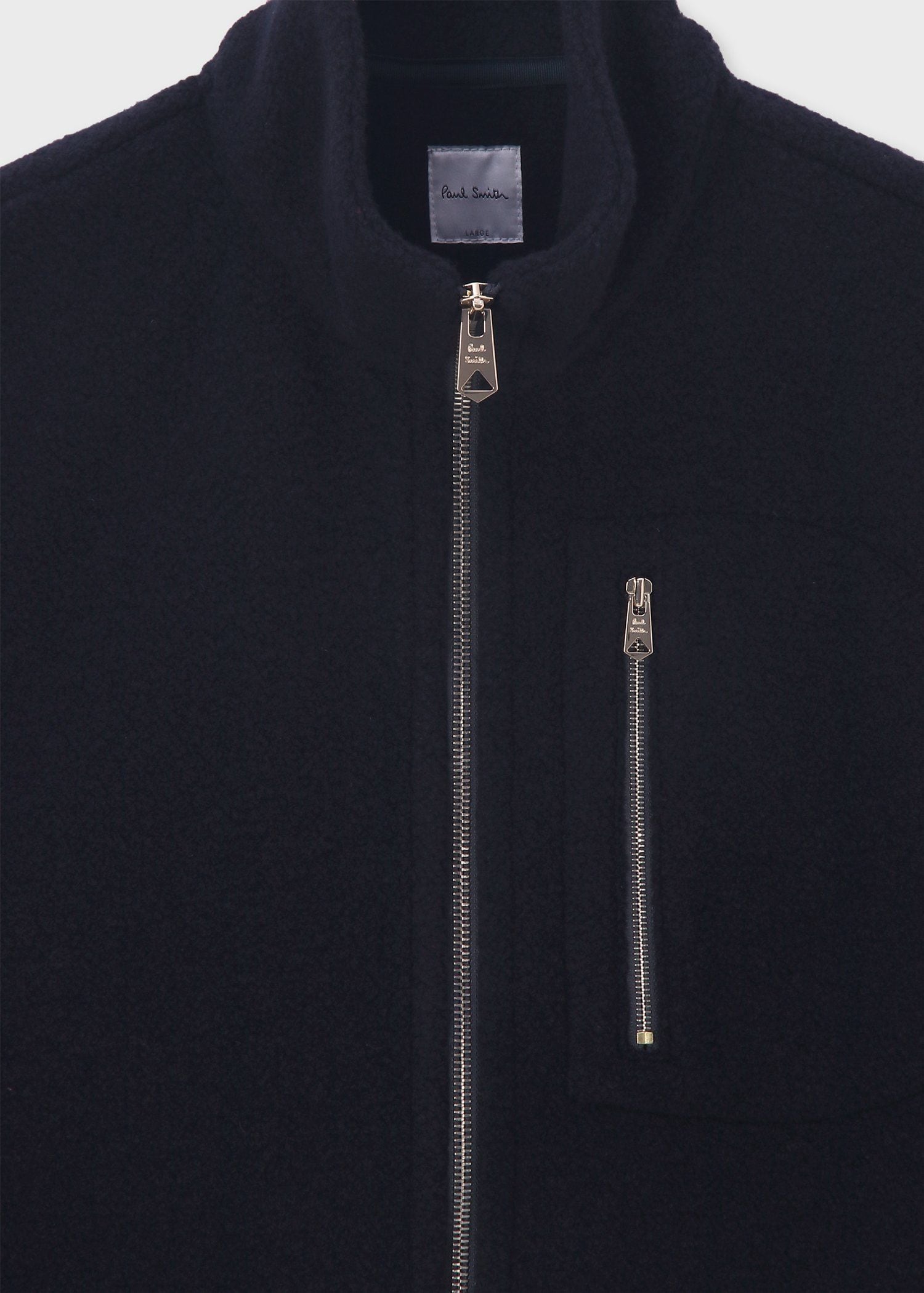 ボアフリース ジップアップブルゾン（ネイビー） ｜ポール・スミス