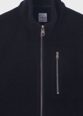 ボアフリース ジップアップブルゾン（ネイビー） ｜ポール・スミス