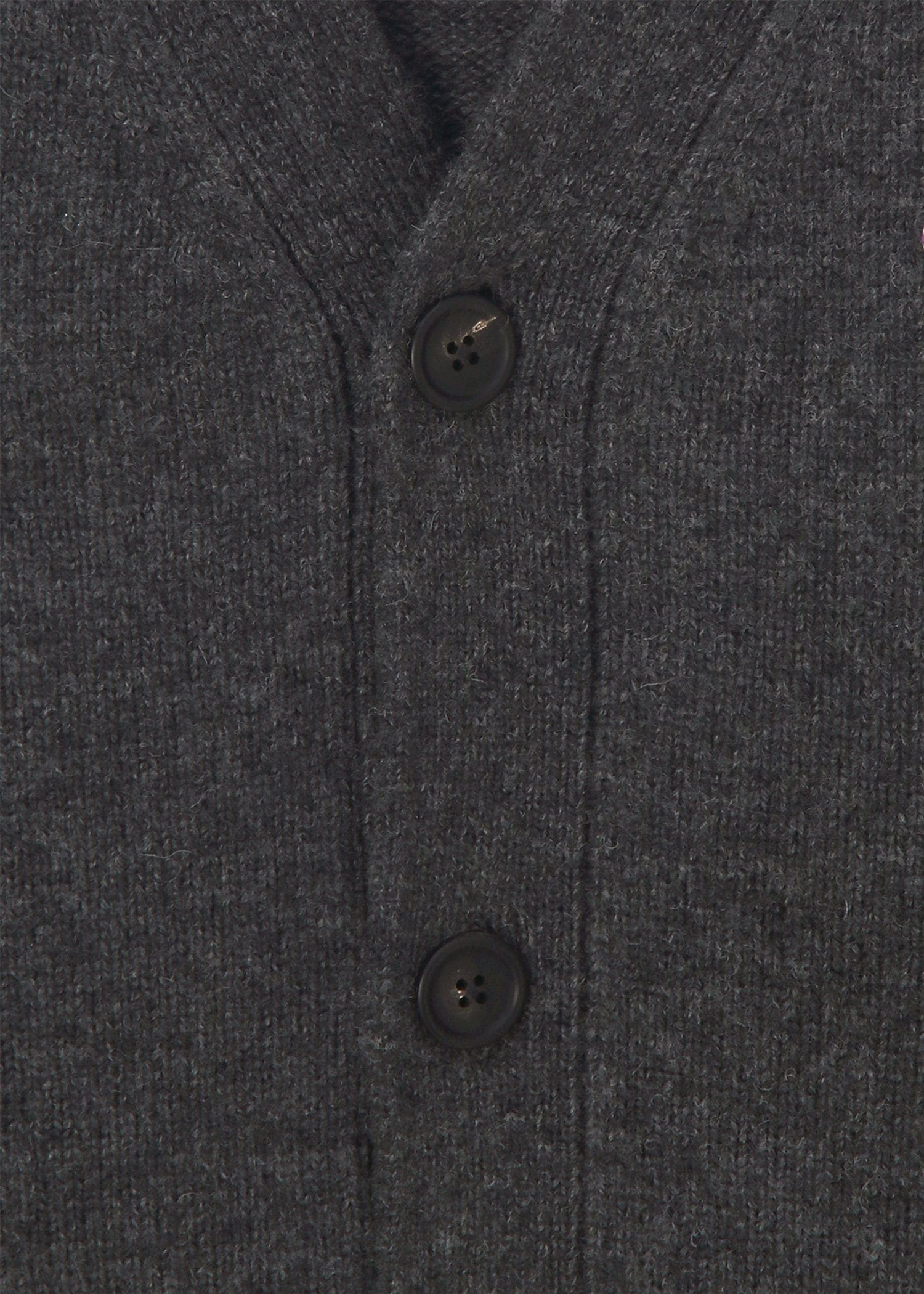 "Happy" スペースダイボーダー Vネックカーディガン