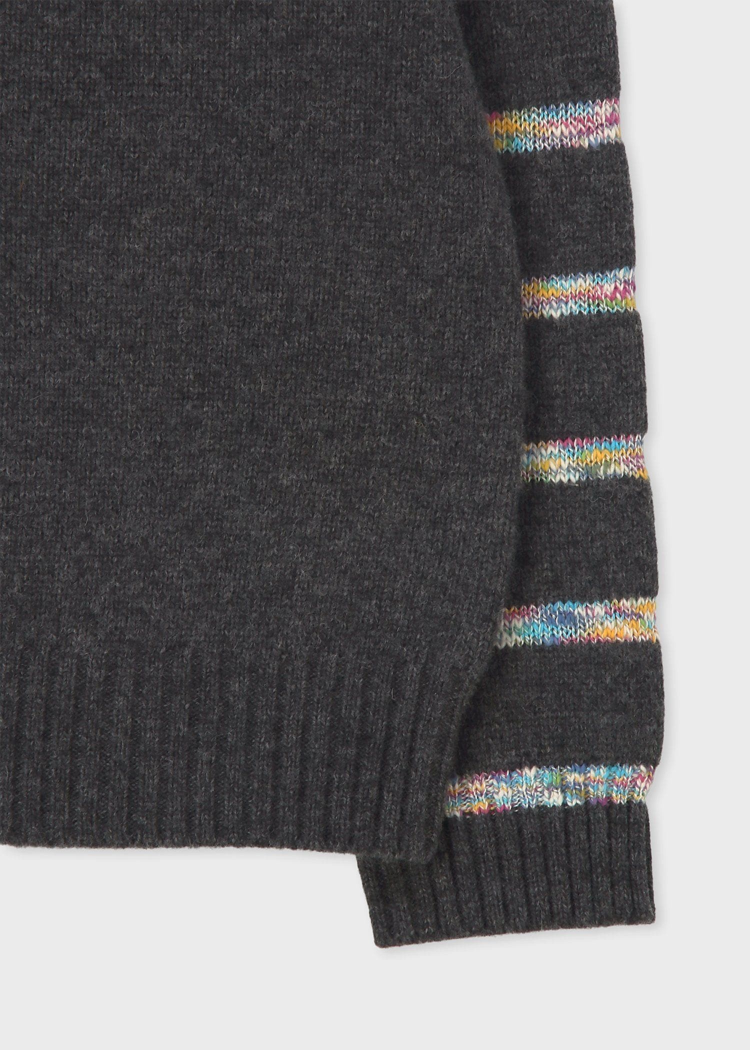 "Happy" スペースダイボーダー Vネックカーディガン