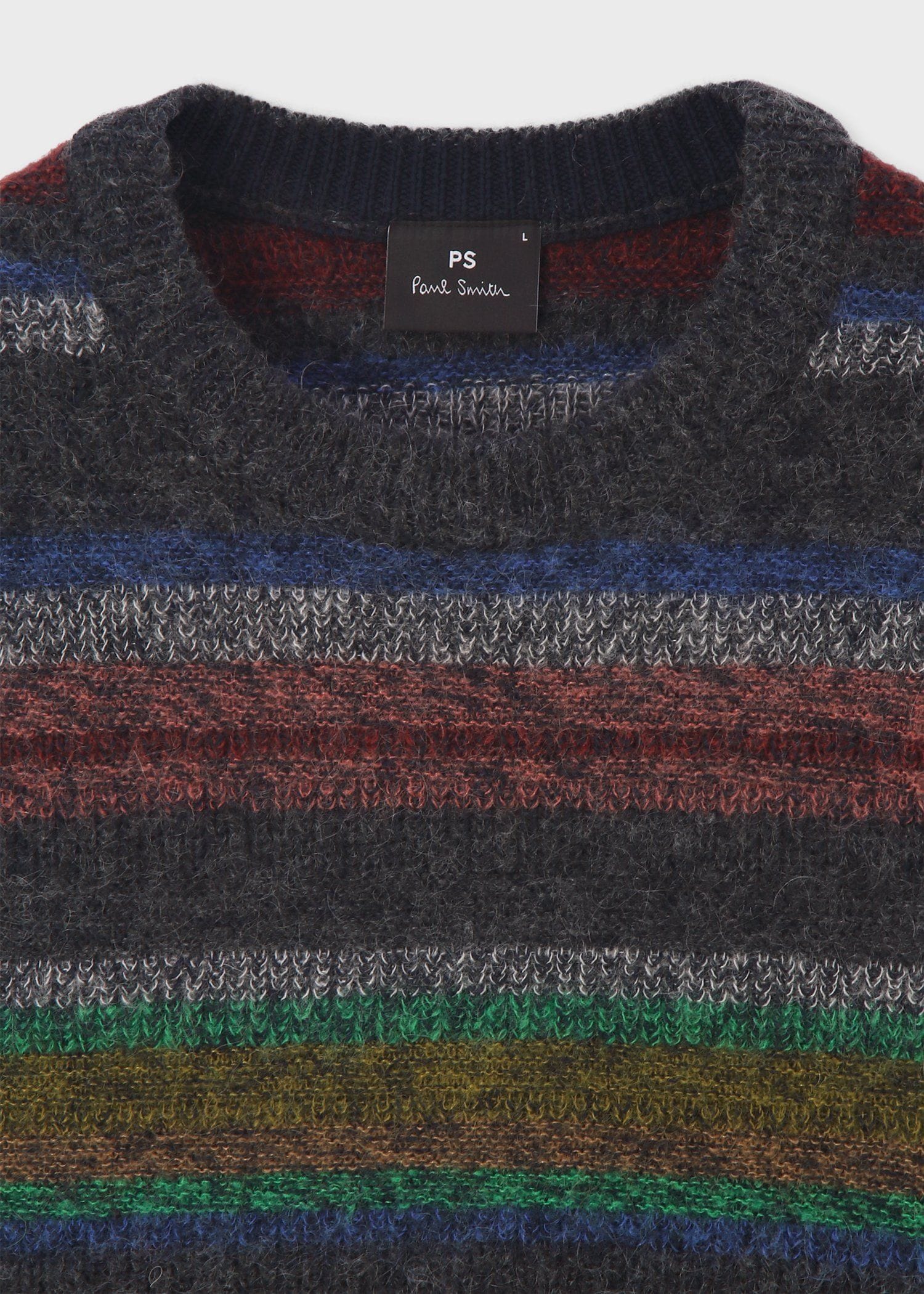マルチストライプ モヘヤブレンドニット ｜ポール・スミス