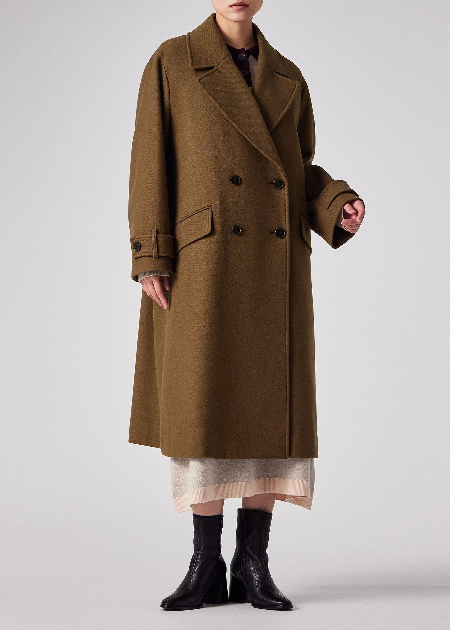ウィメンズ ウールカルゼ ロングコート