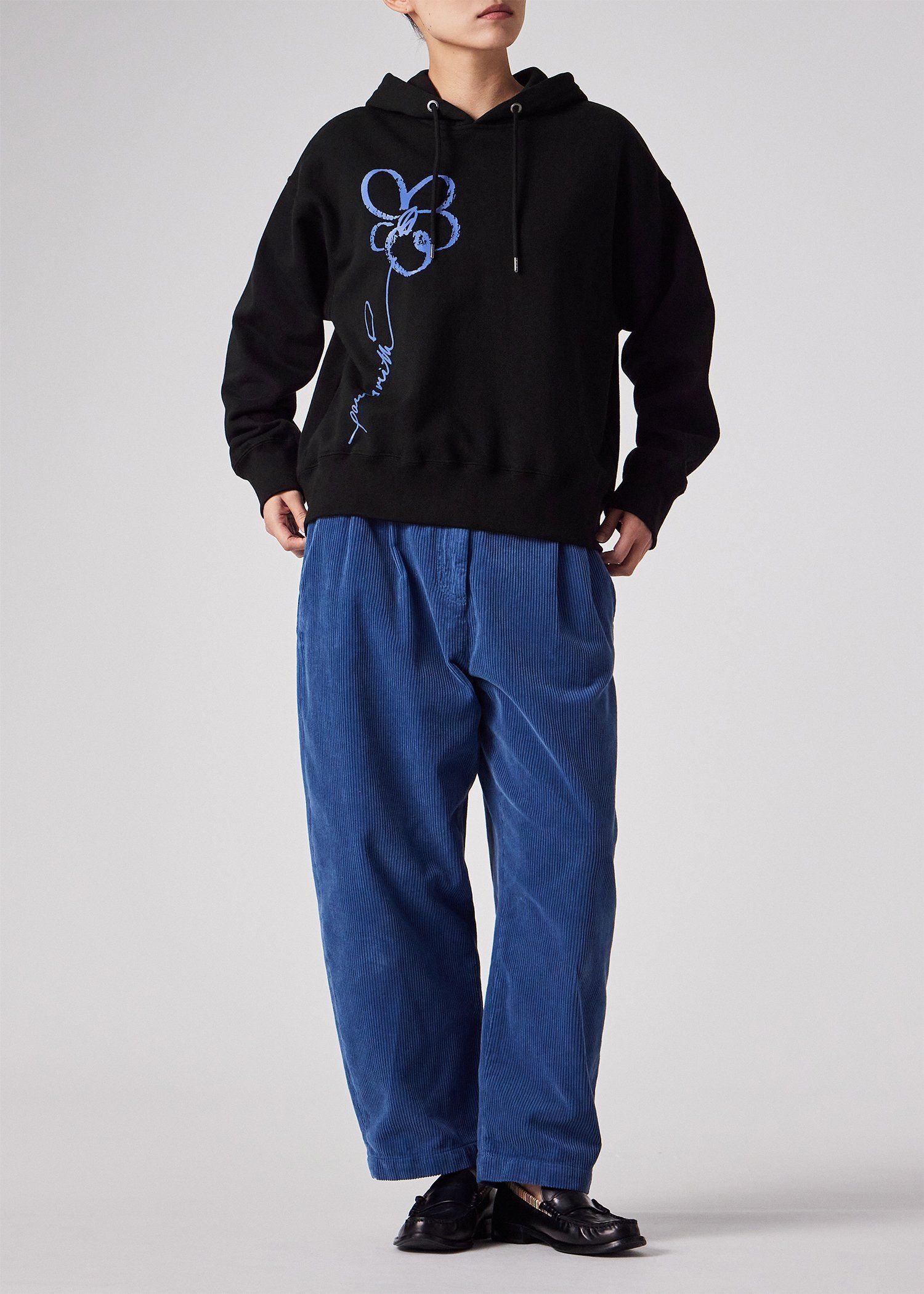 ウィメンズ ブルーフラワー パーカ