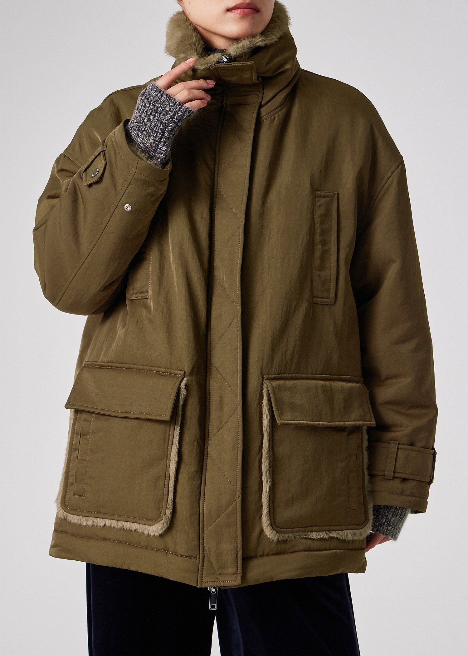 希少 限定生産 シリアルナンバー付き ポールスミス リアルムートンコート ファー 希少】 限定生産 シリアルナンバー付ポールスミス リアルムートン