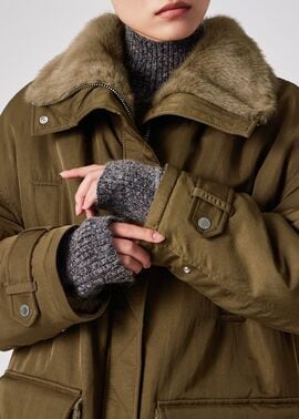 希少 限定生産 シリアルナンバー付き ポールスミス リアルムートンコート ファー 希少】 限定生産 シリアルナンバー付ポールスミス リアルムートン