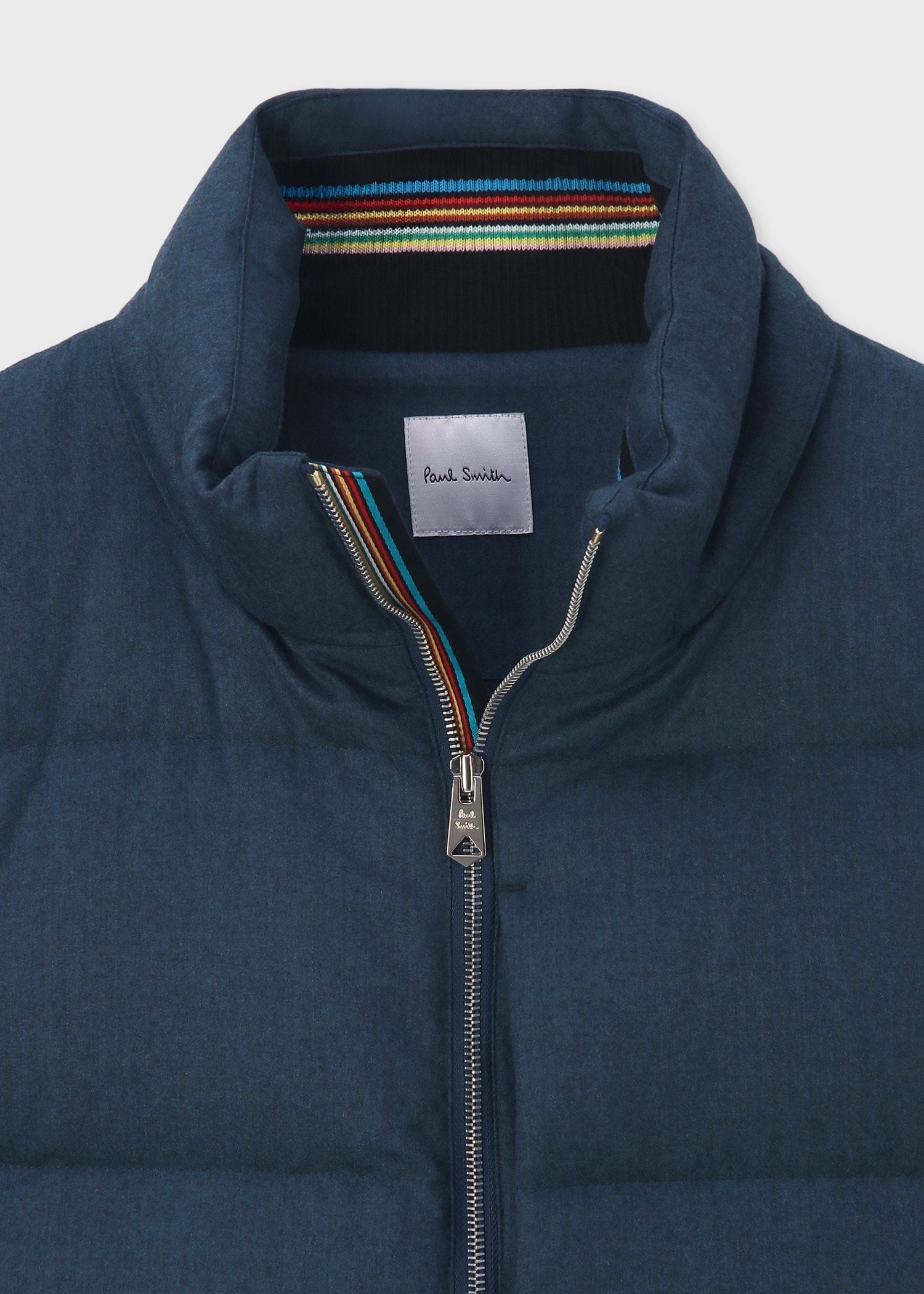 ウールフランネル ダウンジャケット（ダークブルー） ｜ポール・スミス