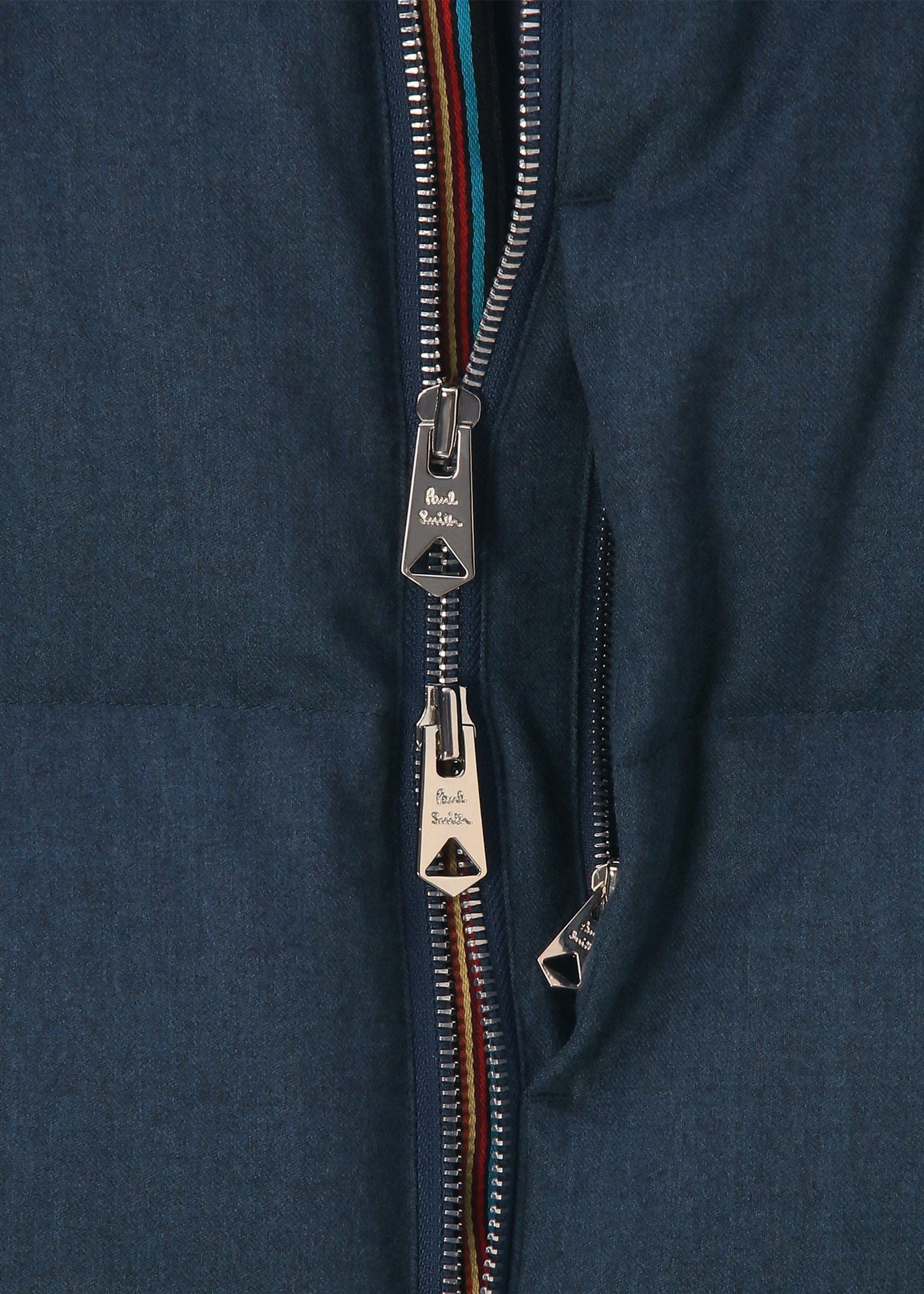 ウールフランネル ダウンジャケット（ダークブルー） ｜ポール・スミス