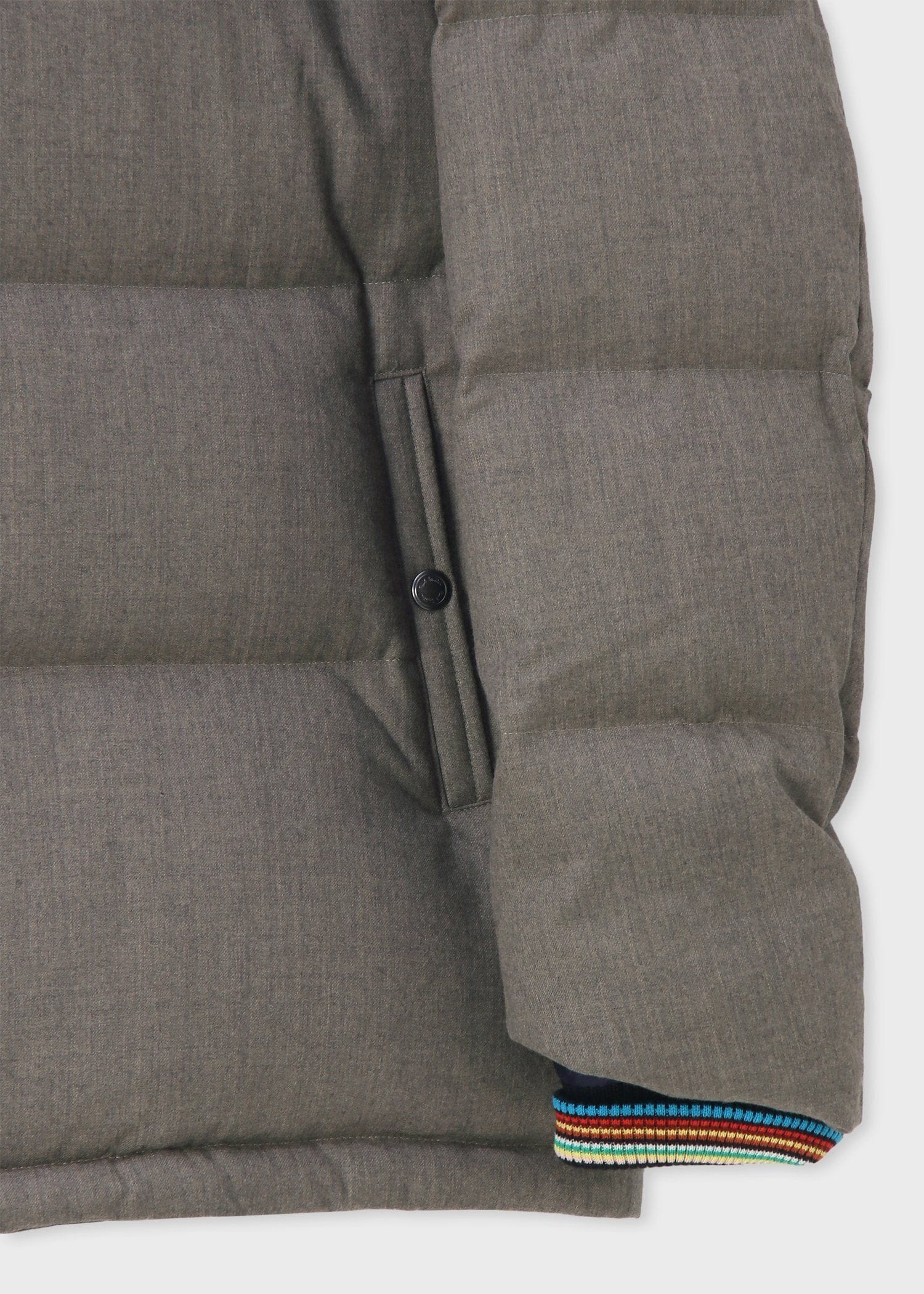 ウールフランネル ダウンジャケット