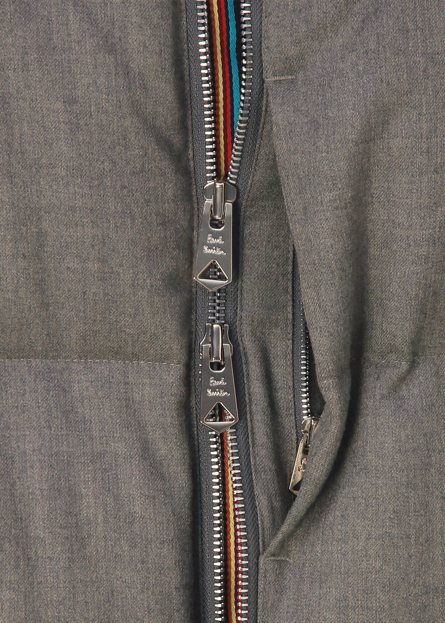 ウールフランネル ダウンジャケット