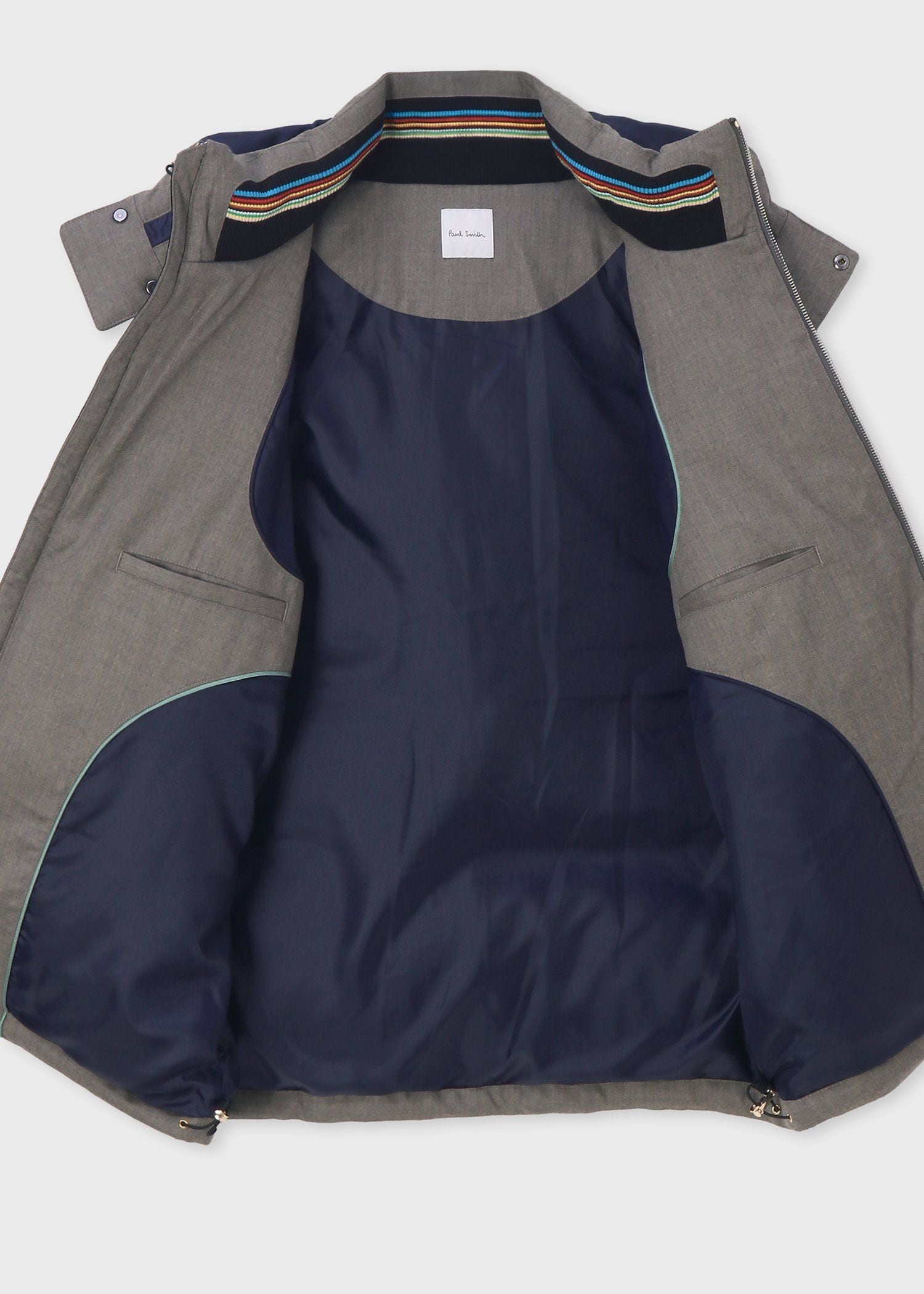 ウールフランネル ダウンジャケット