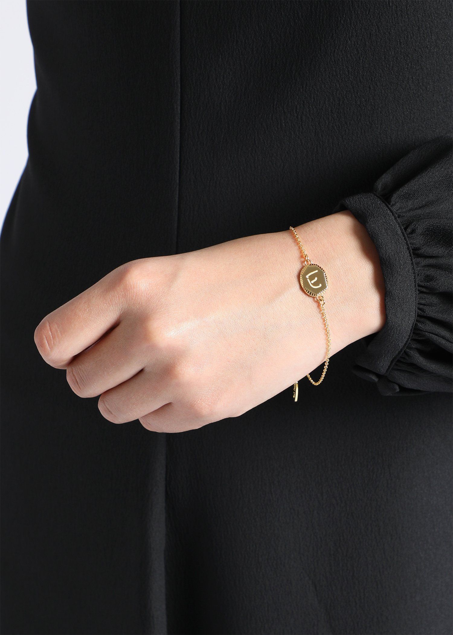 ウィメンズ イニシャル ブレスレット