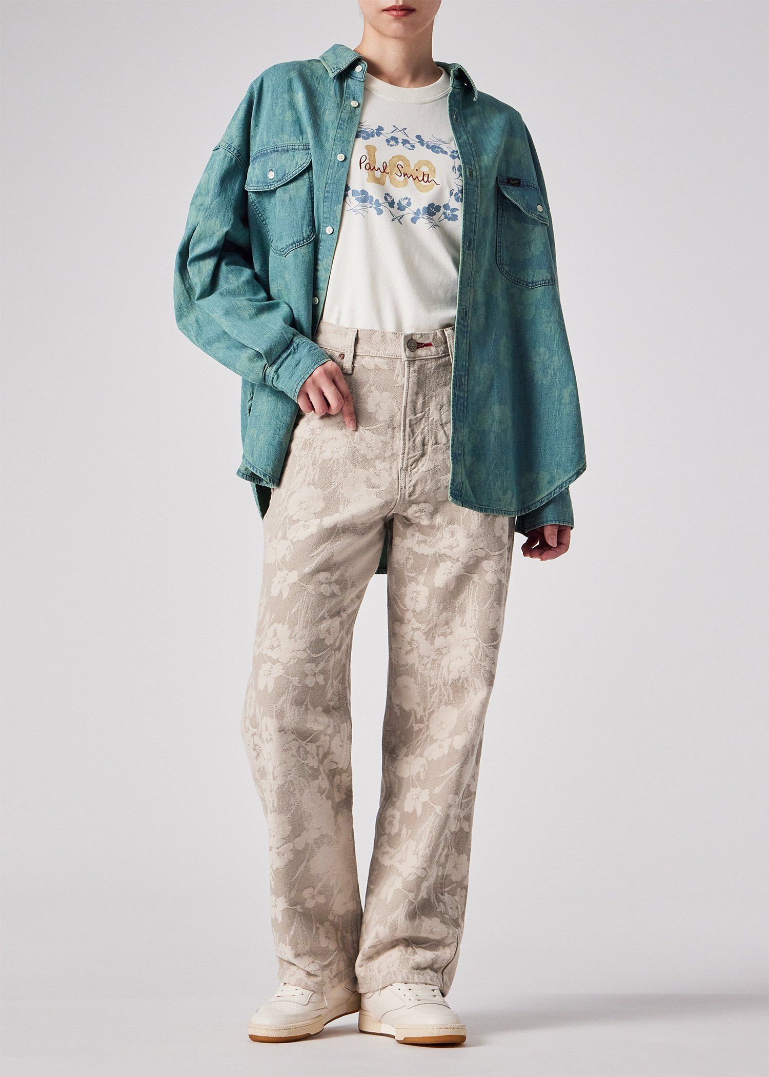 ウィメンズ Paul Smith + Lee  ジャカード ストレートパンツ