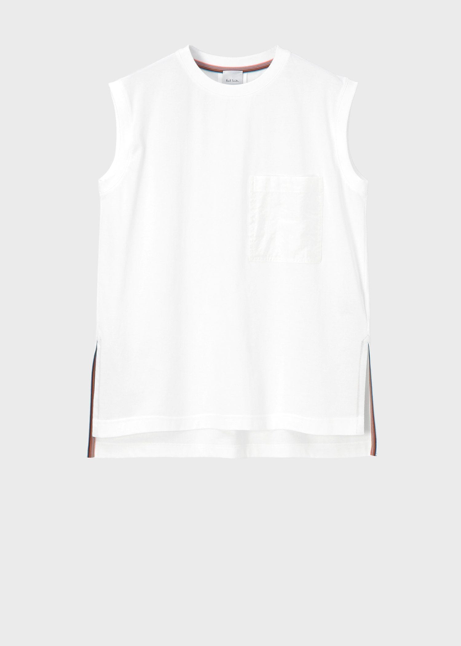 ウィメンズ バック プリーツ ノースリーブ