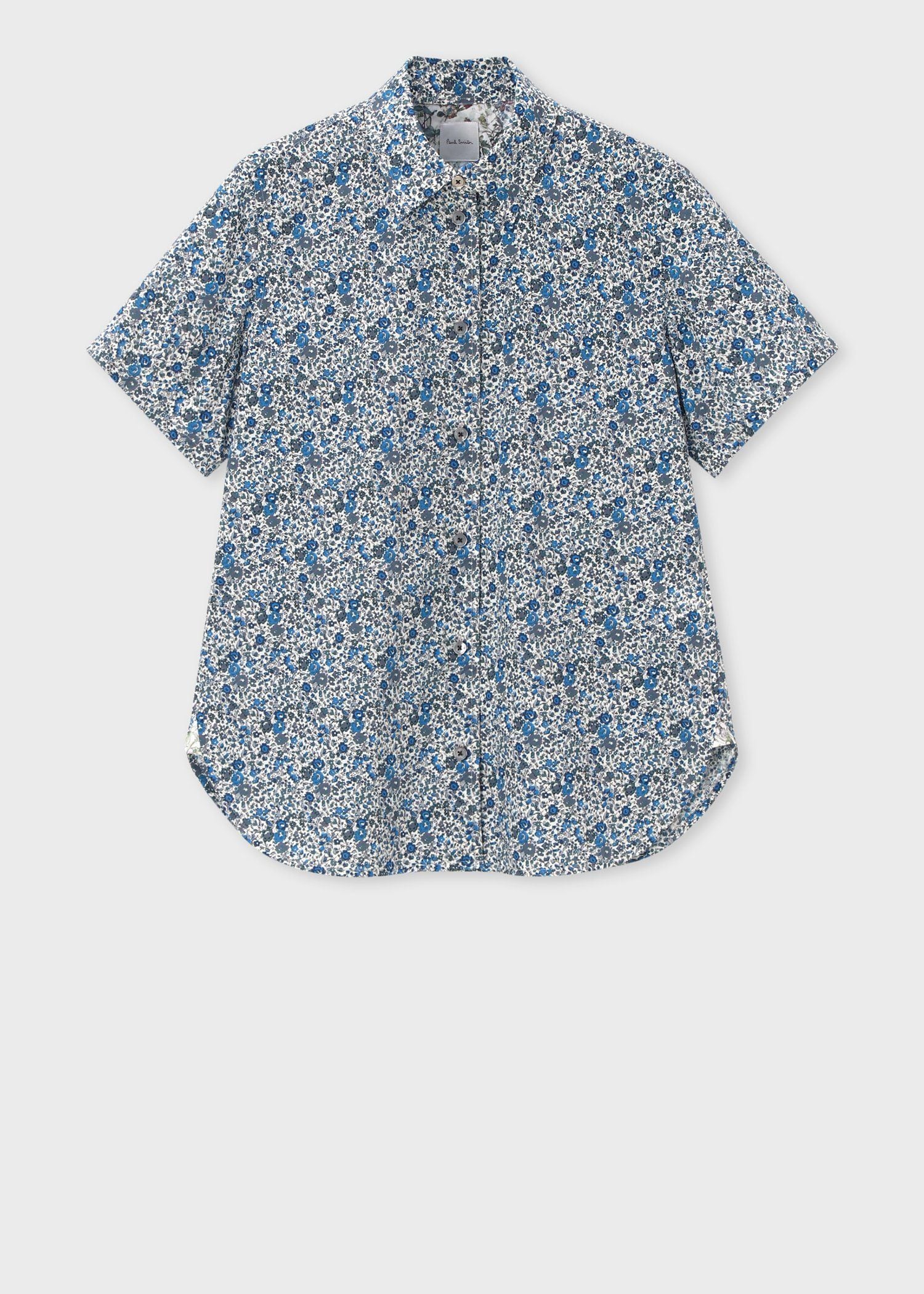 ウィメンズ リバティプリント 半袖シャツ