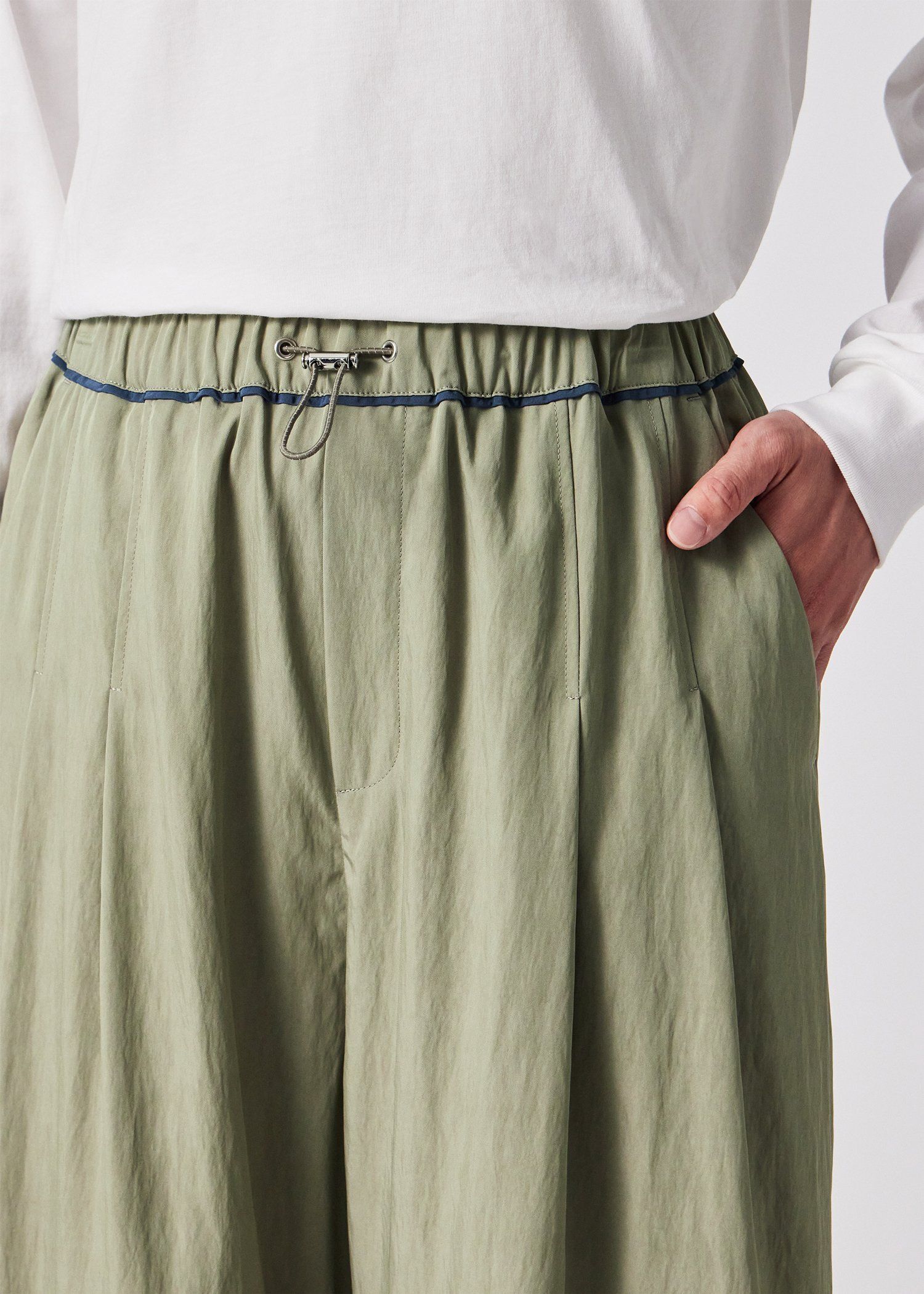 ウィメンズ ドロストコード レーヨン パンツ