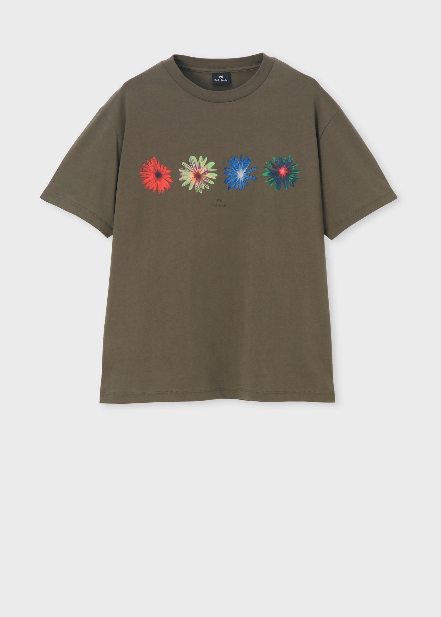 ウィメンズ マルチ フローラル プリント 半袖Tシャツ