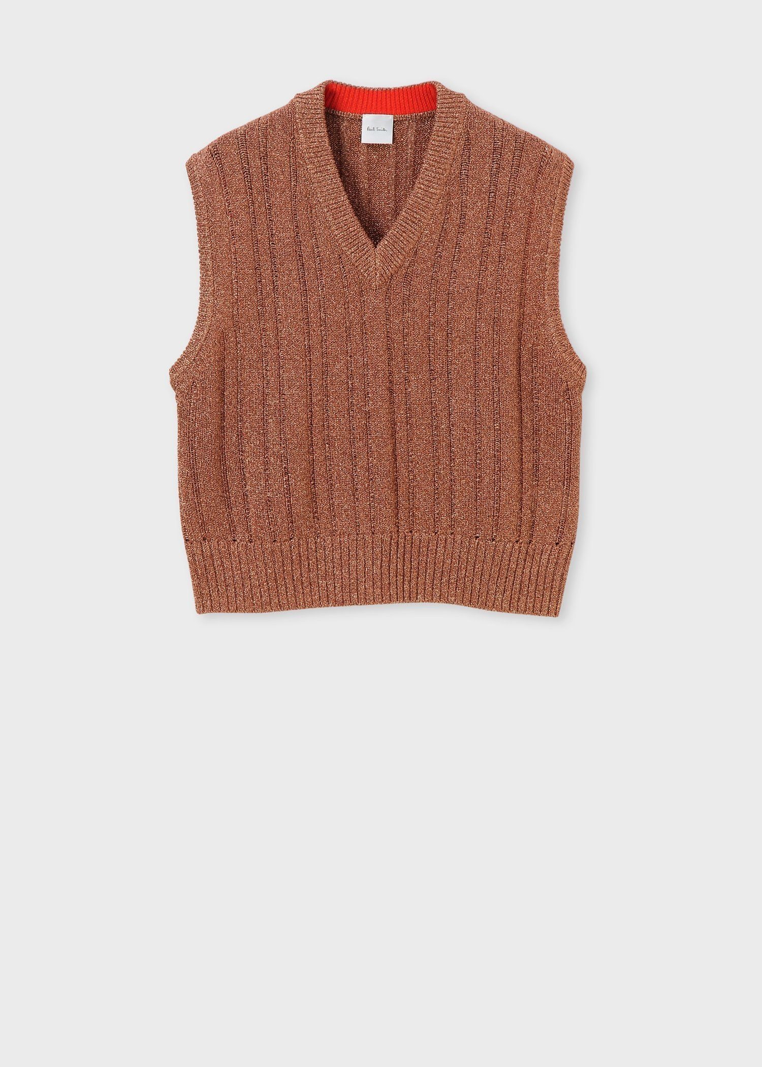 ウィメンズ グリッター ニット ベスト