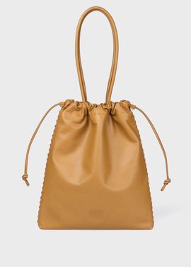 レザーハンドステッチ トートバッグ