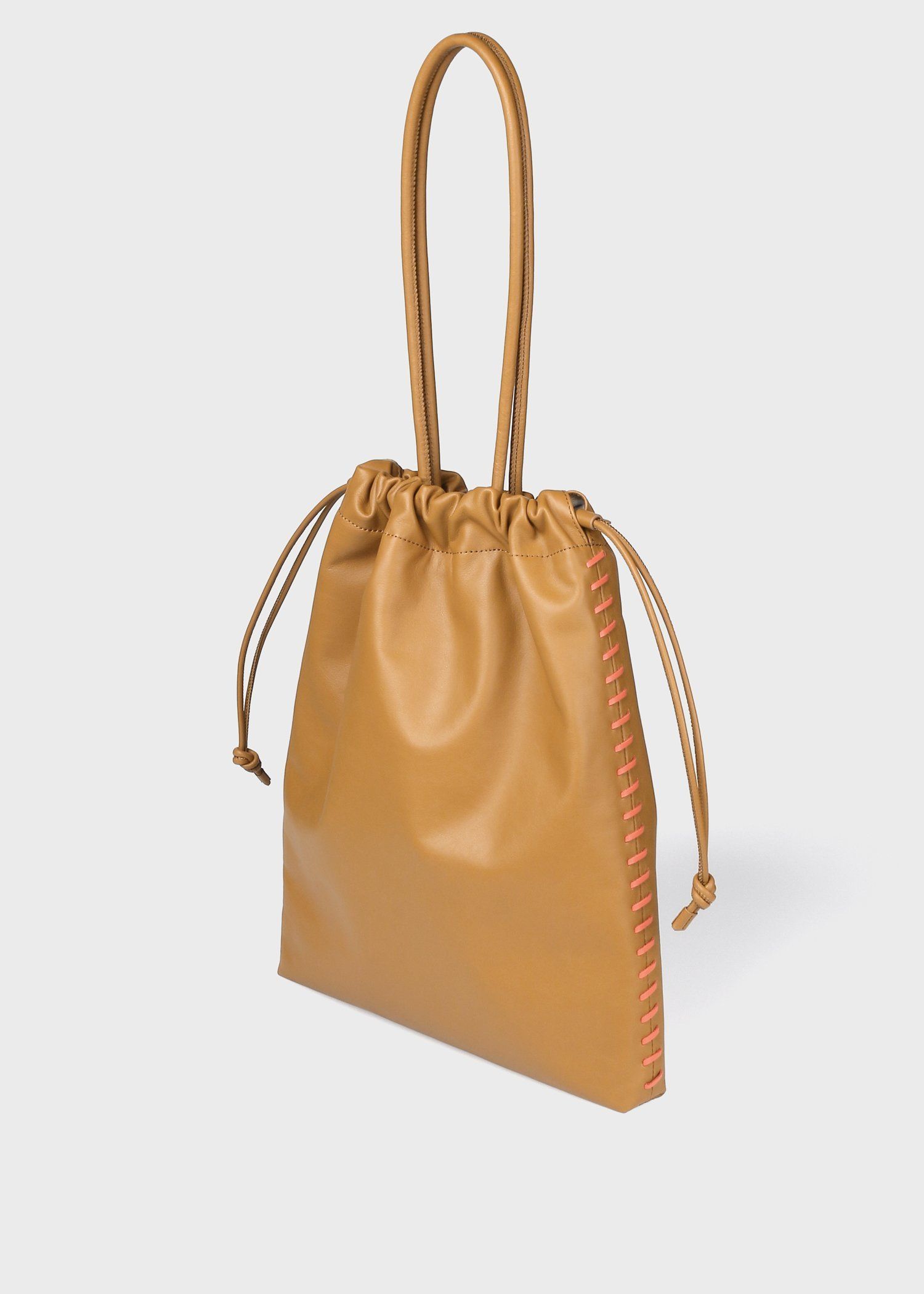 レザーハンドステッチ トートバッグ