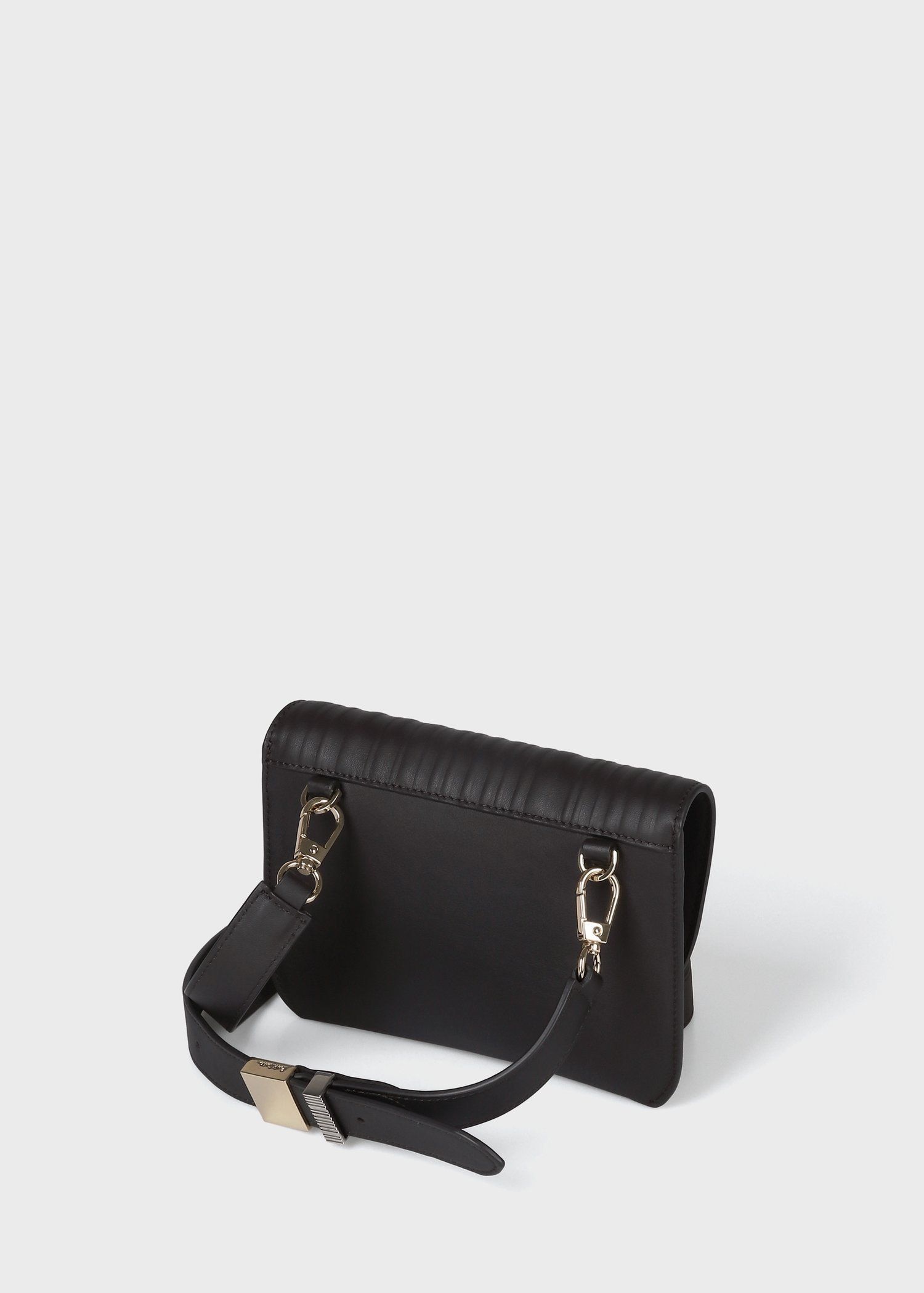 シャドーストライプ レザー 2WAY ショルダーバッグ