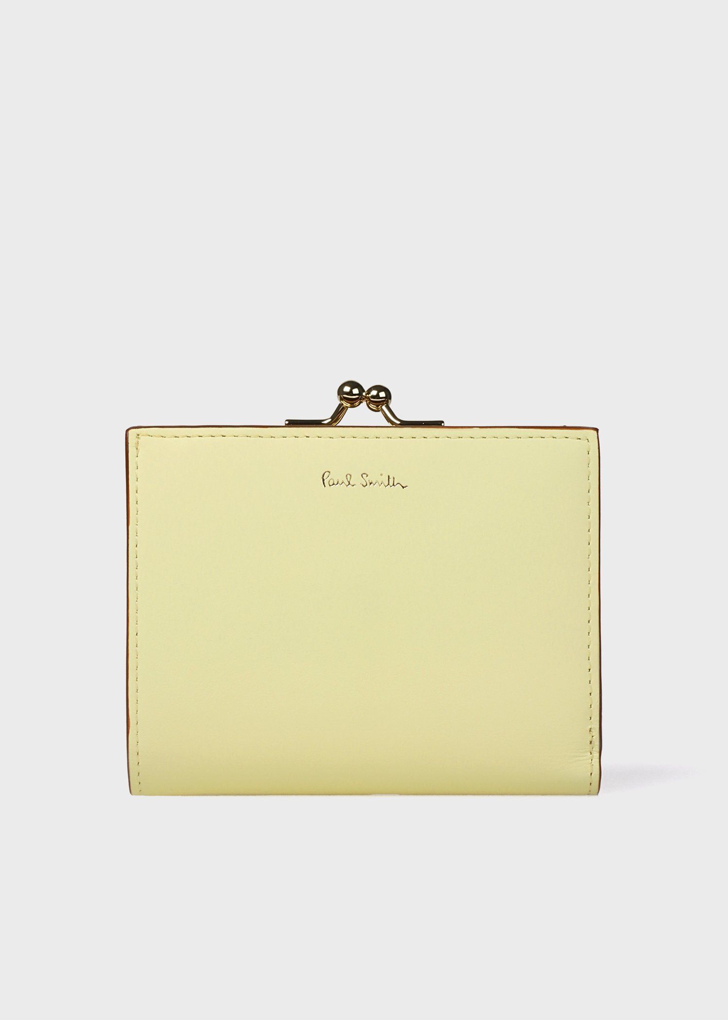 サプルレザー がま口2つ折り財布