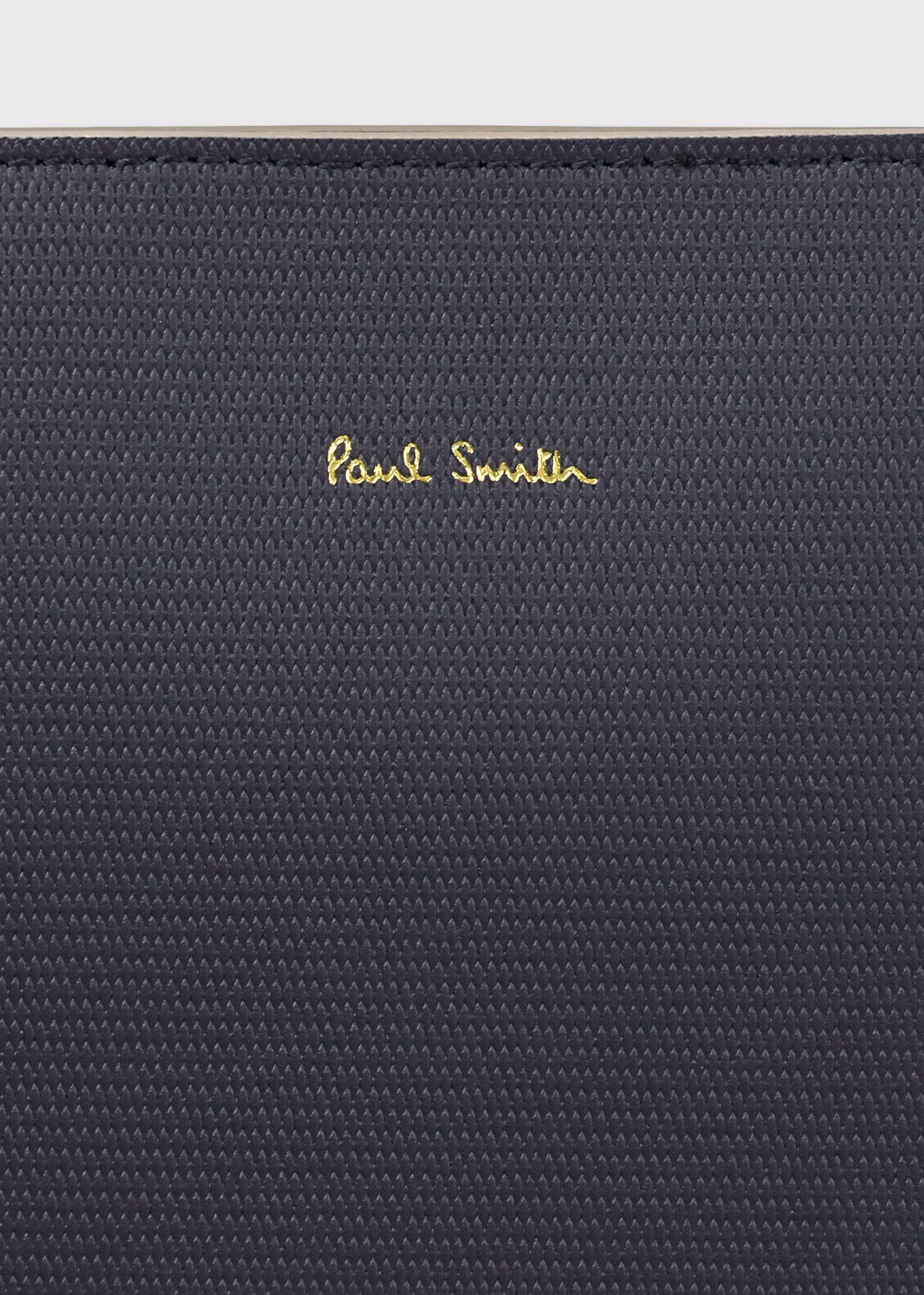 カラーブロックレザー ハンドバッグ