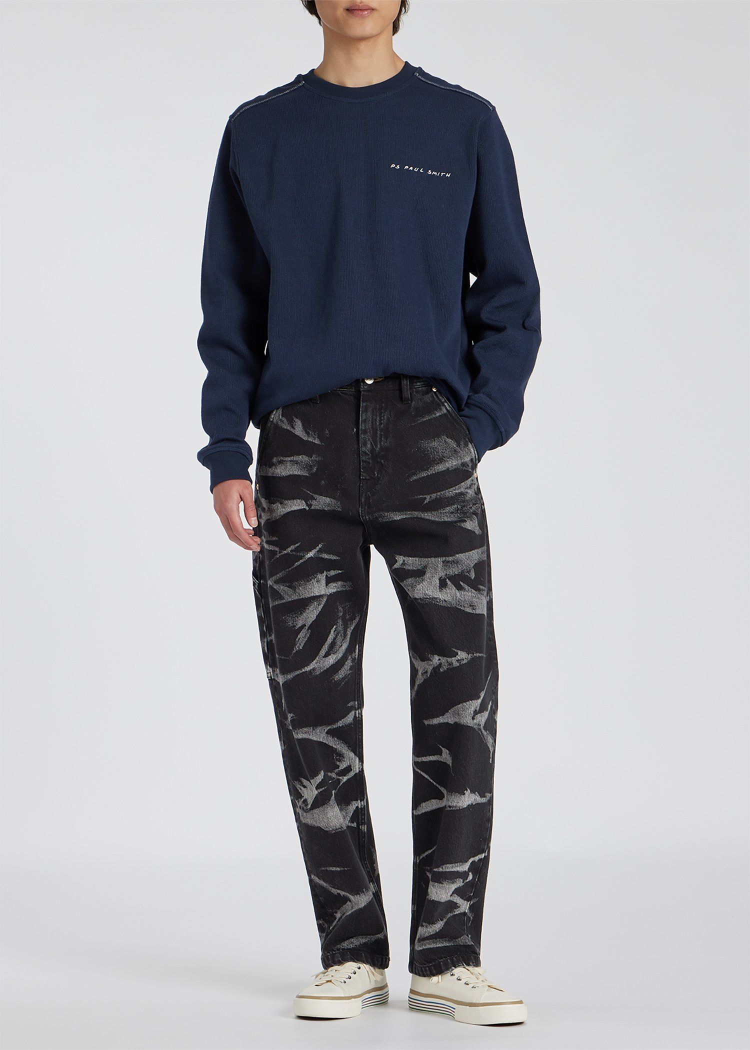 "bleaching" テクニカルジーンズ