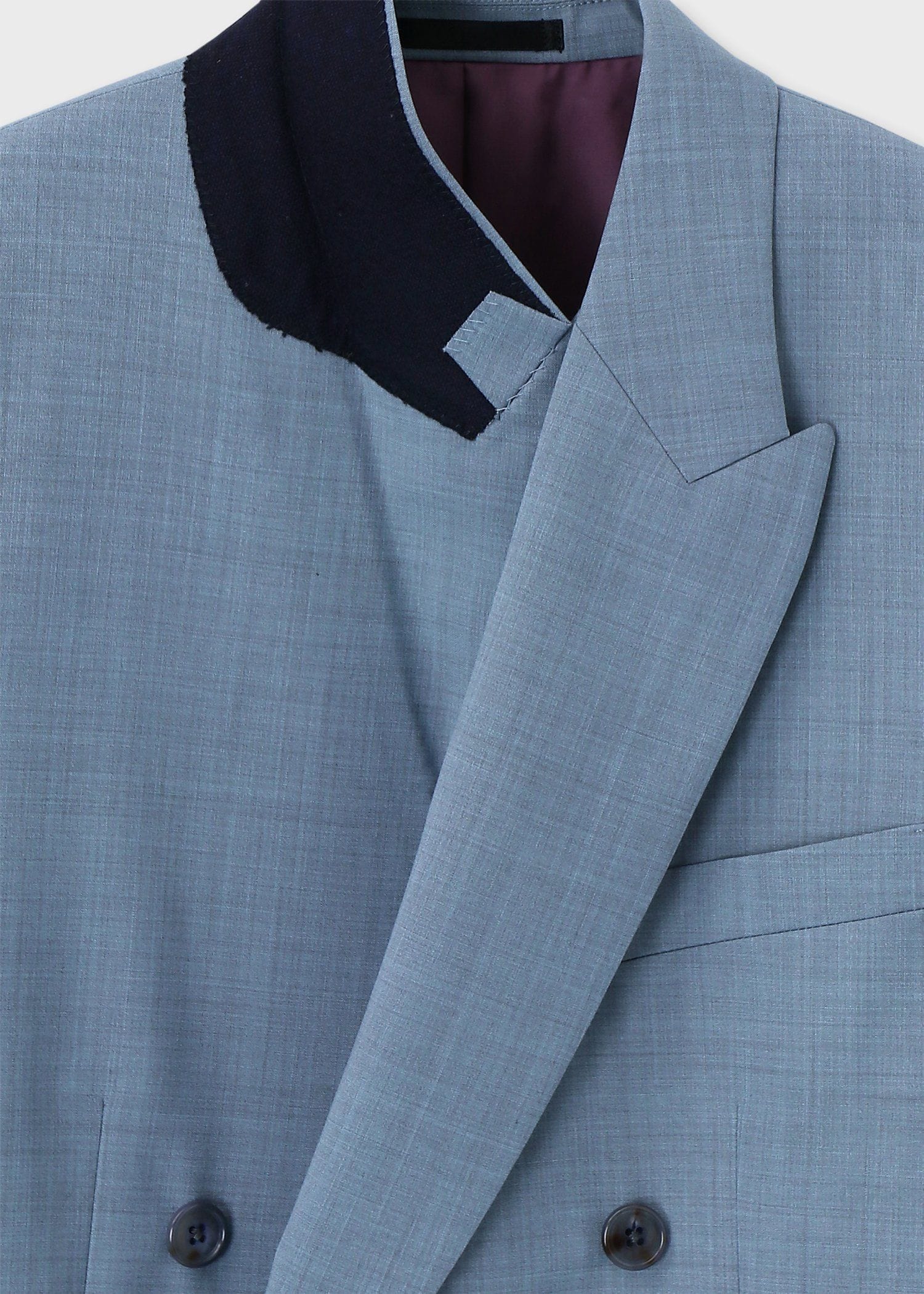 ソリッドカラー ダブルブレスト ジャケット