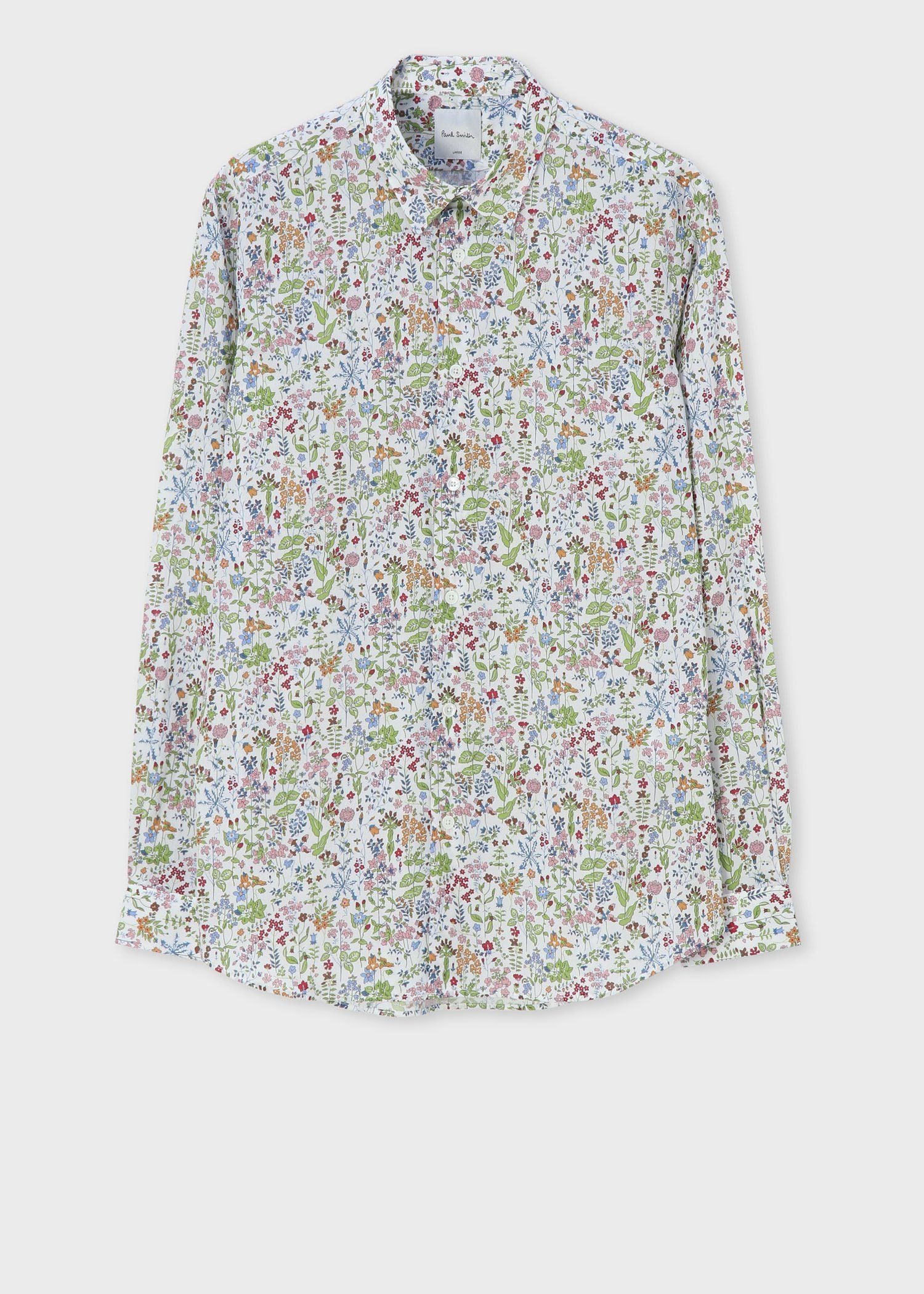 リバティフローラル プリントシャツ