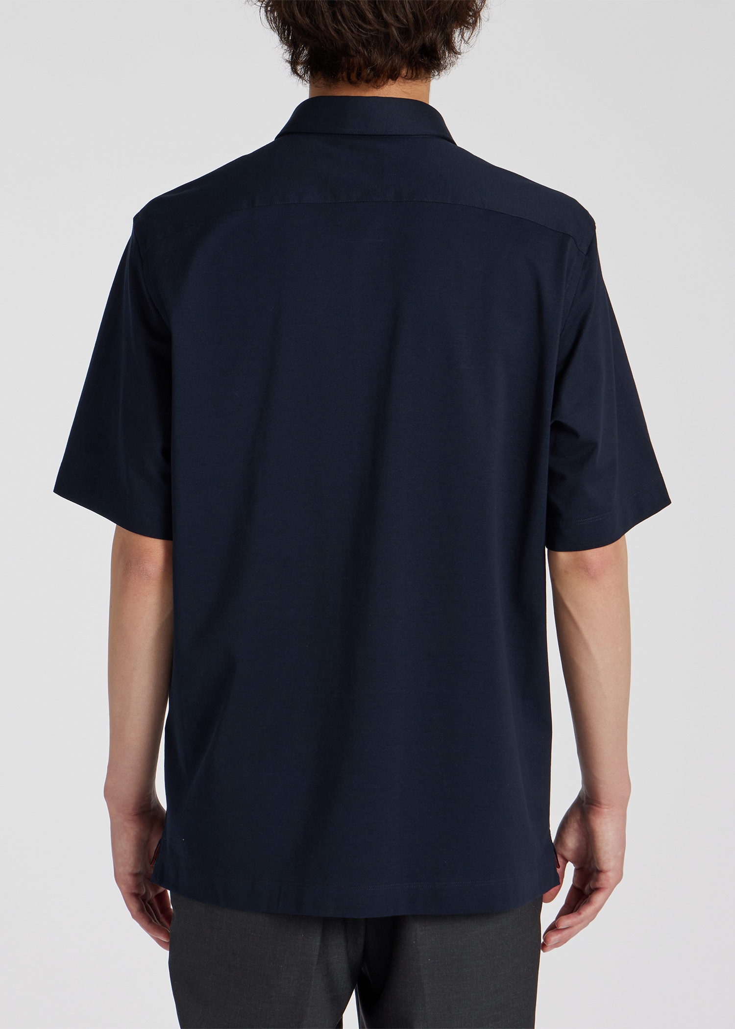 ソリッド 鹿の子 ポロシャツ