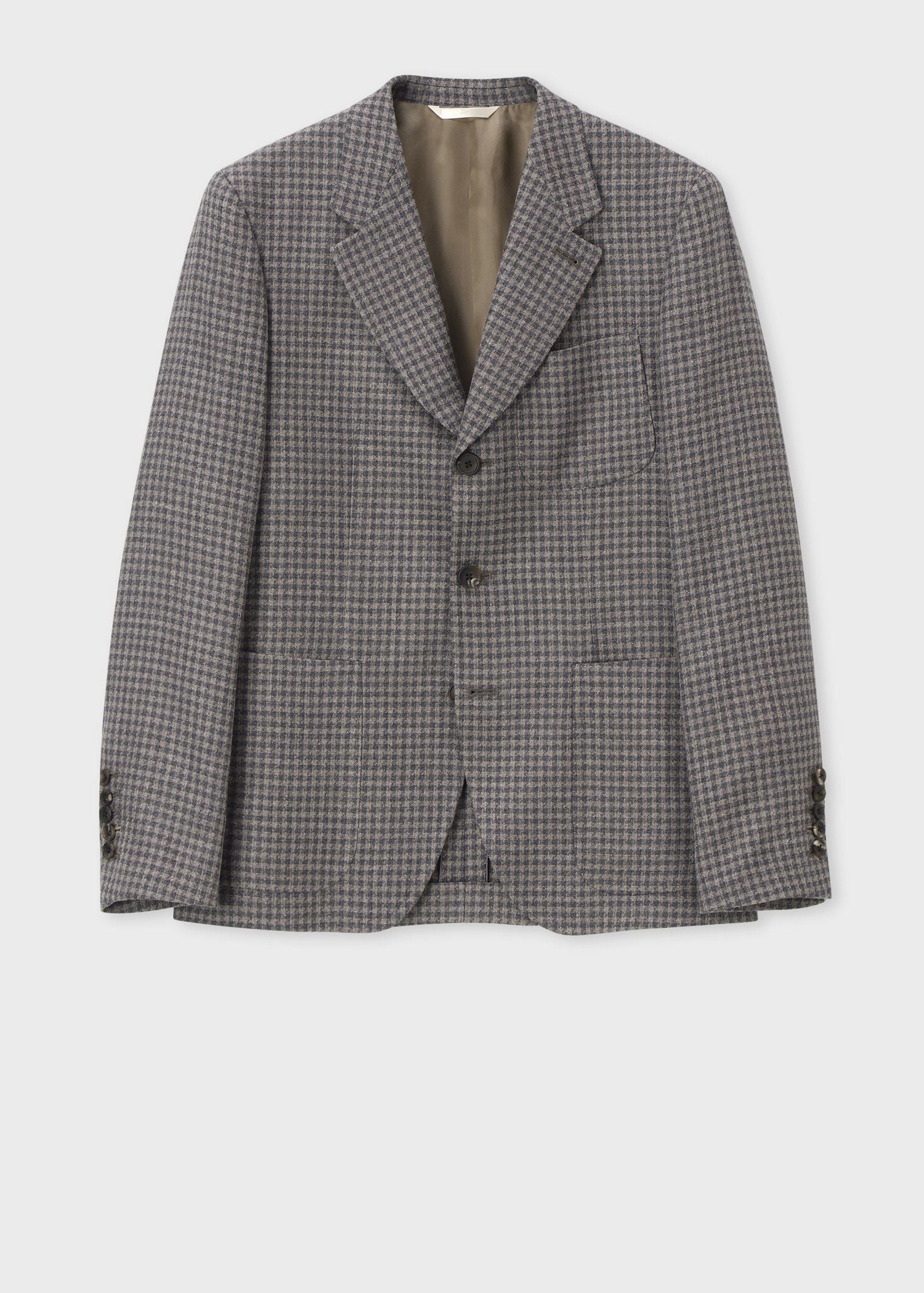 ガンクラブチェック 3Bジャケット