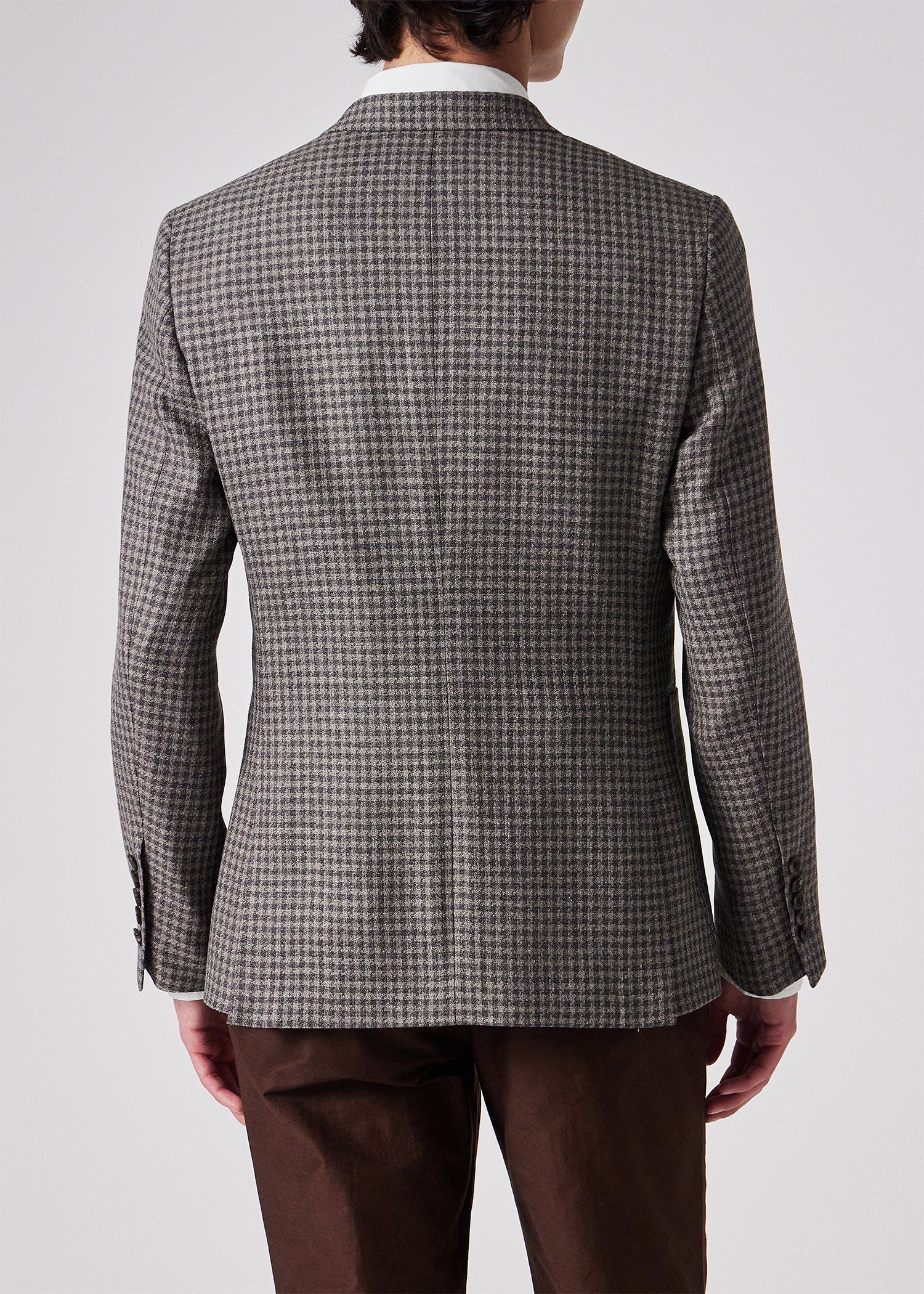 ガンクラブチェック 3Bジャケット