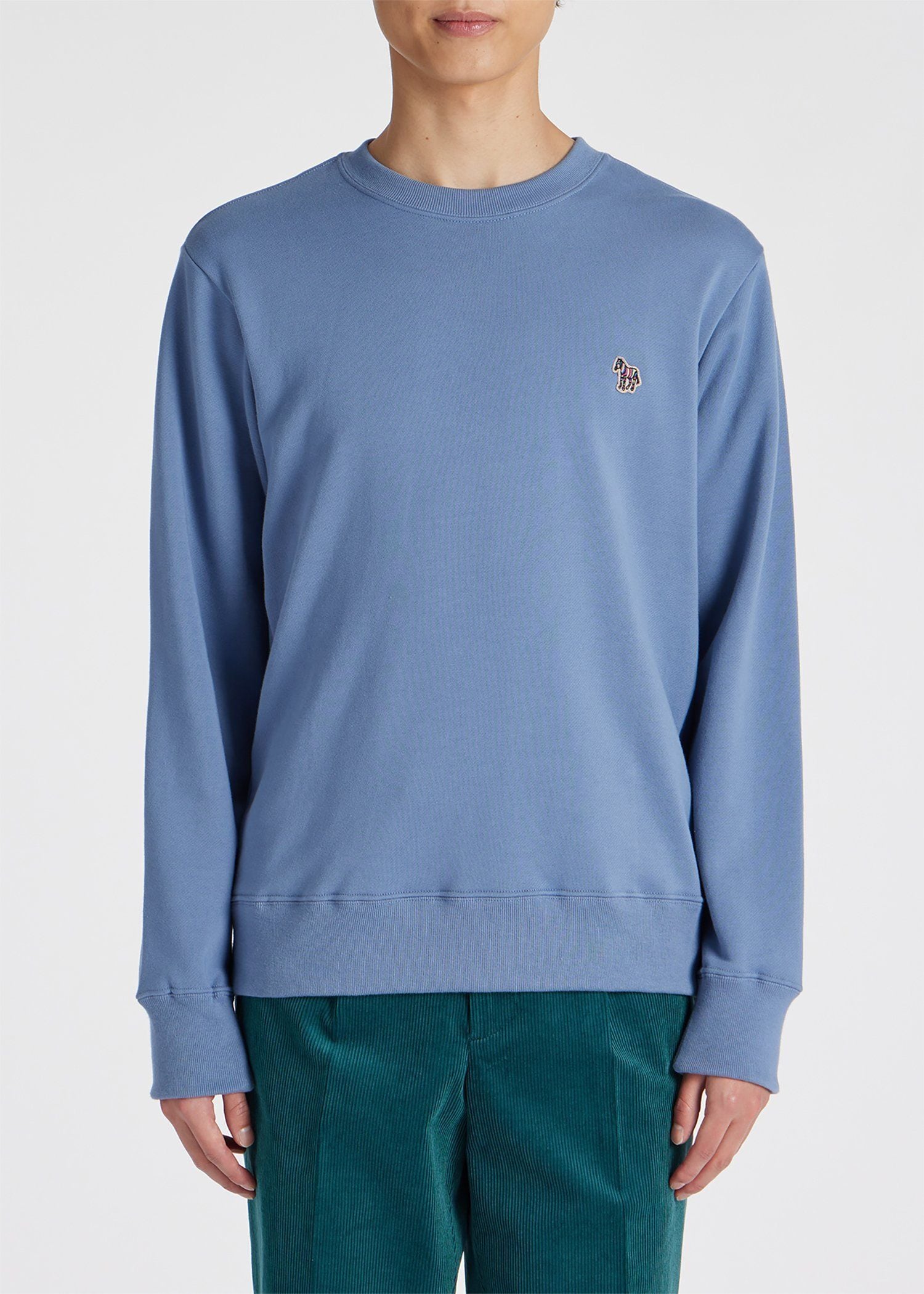 “Sports Stripe Zebra” ワンポイント スウェット