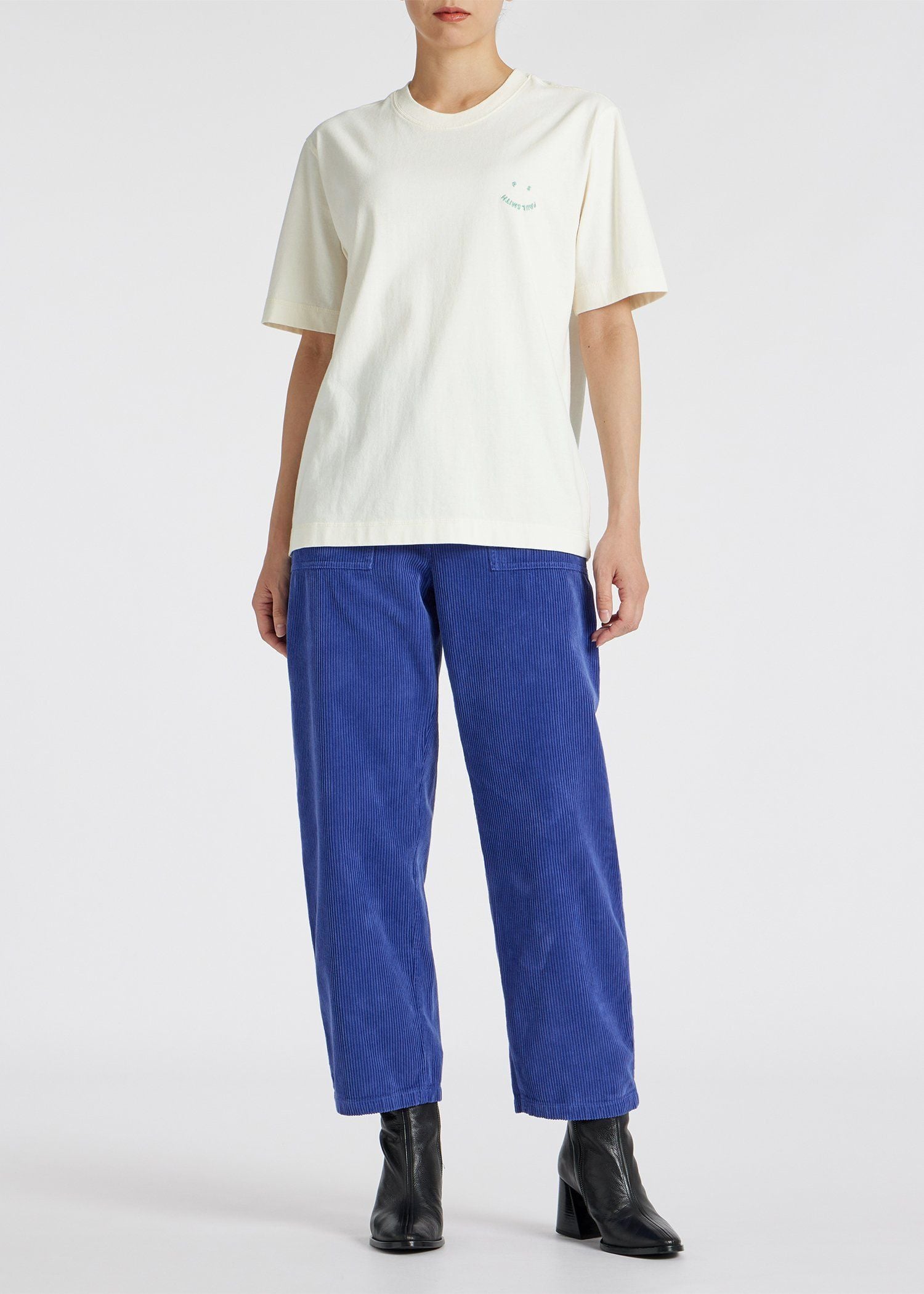 "Happy" 半袖Tシャツ